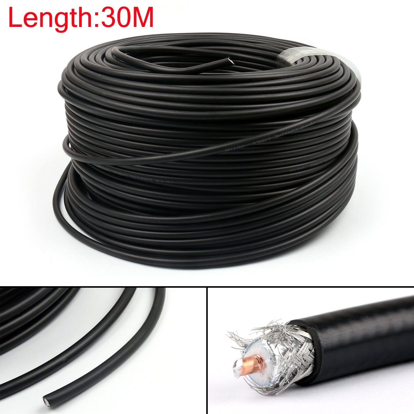 RG8/KSR400 RF Coaxial Cable Connector Coax shielded Pigtail