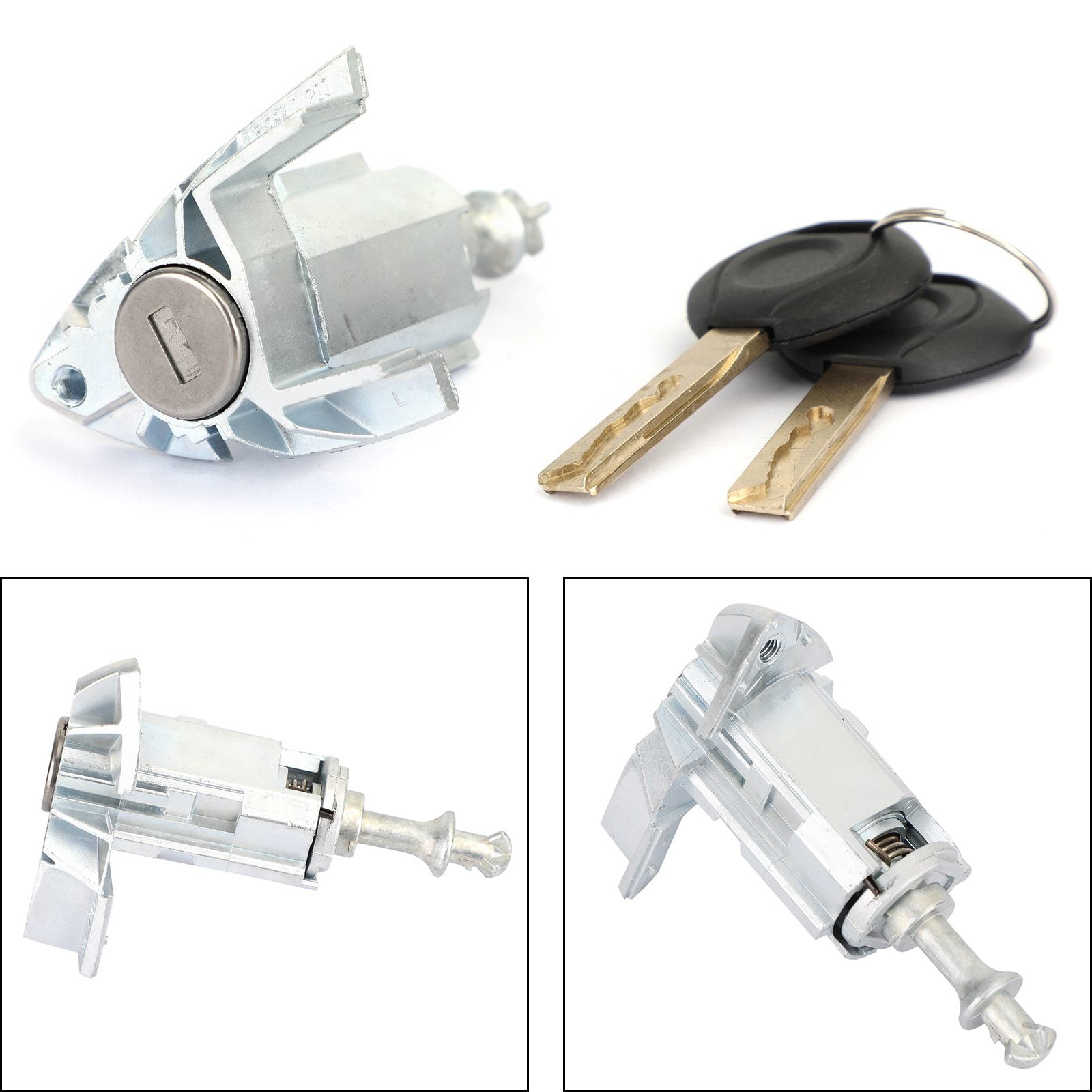 ProPlip Serrure Barillet Porte Avant Gauche Compatible avec BMW X5 E53 51217035421 clés