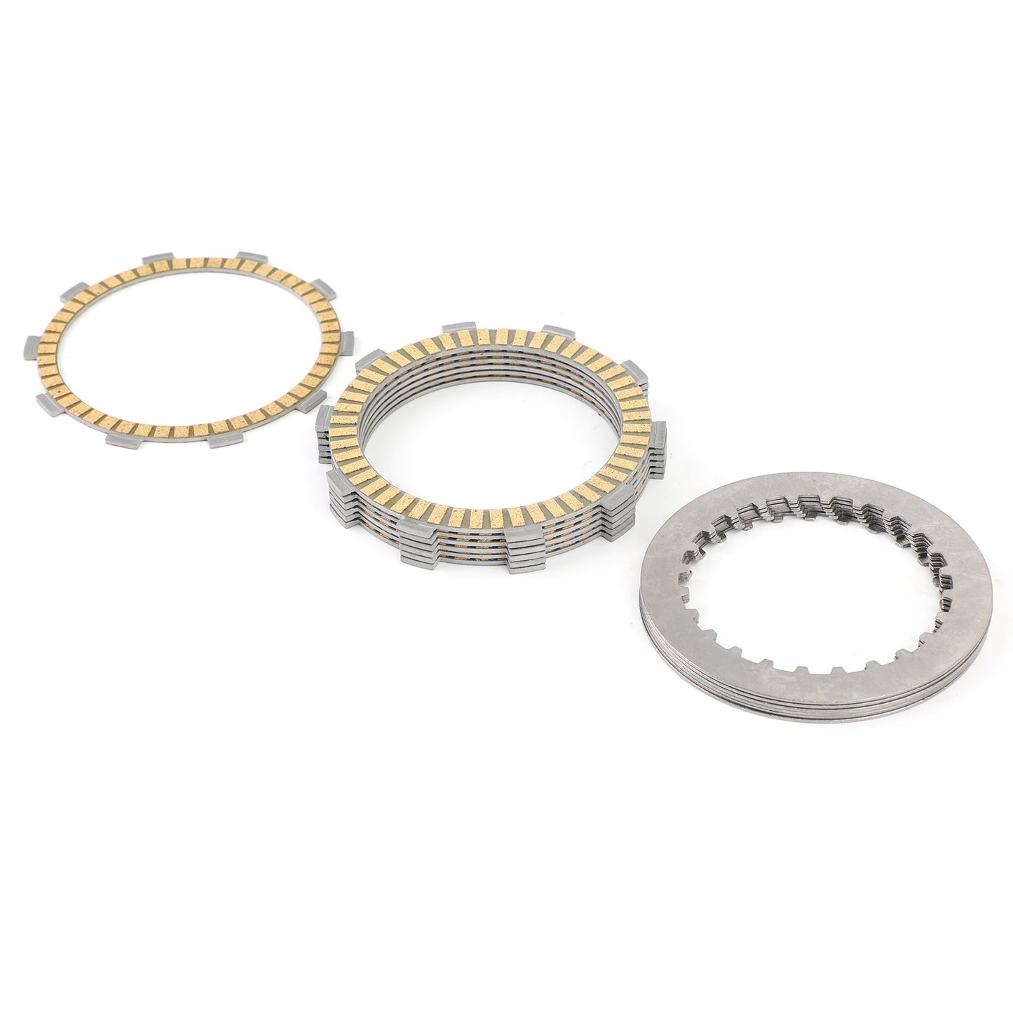 Clutch Plate Kit - Friction & Steel Plates For Honda CRM250 CB400SS Suzuki Triumph Daytona 650