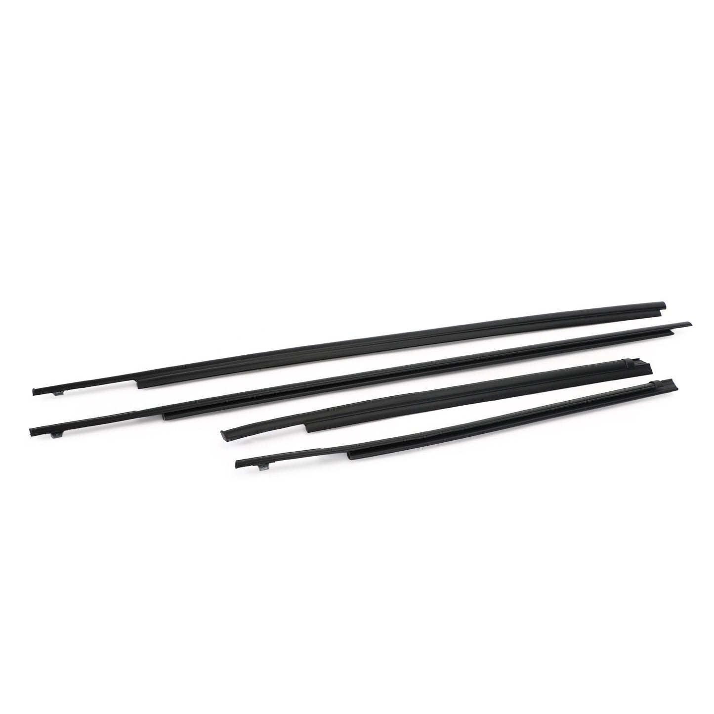 4x Car Window Weatherstrip Seal Belt Moulding For Toyota Tundra Double Cab 07-20