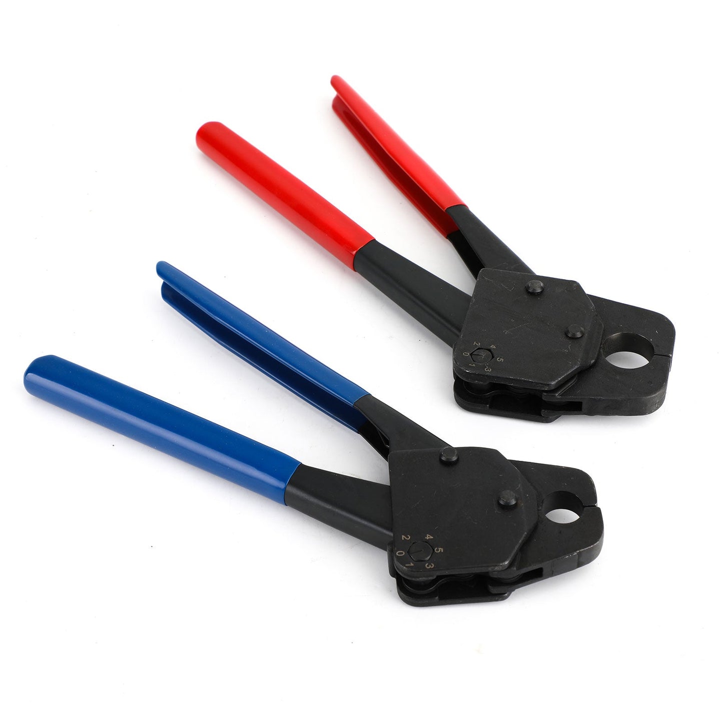 2 Pex Crimper 1/2" And 3/4" Plumbing Crimping Gonogo Set Angle Gauge Tools Combo