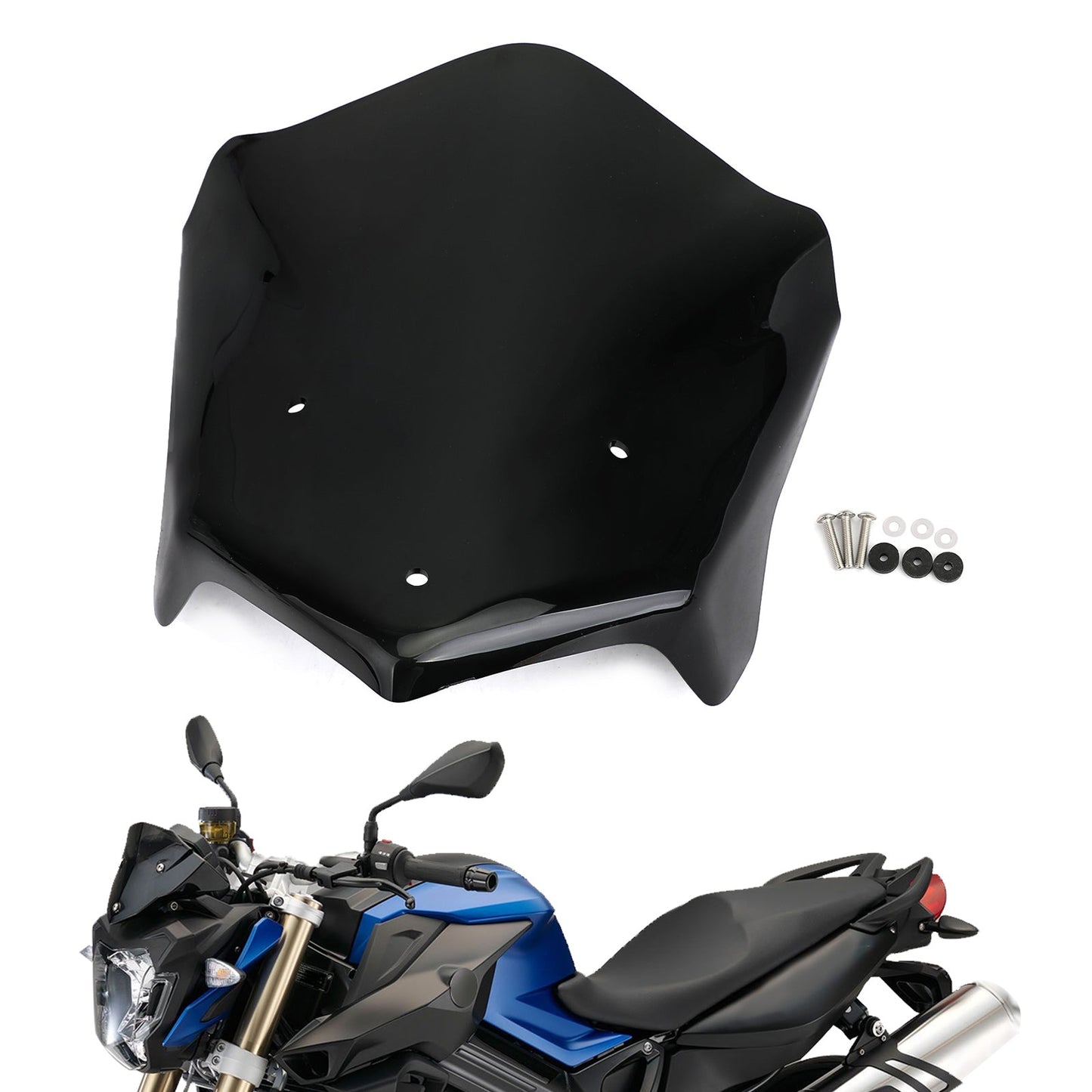 2015-2020 BMW F800R ABS Motorcycle Windshield WindScreen
