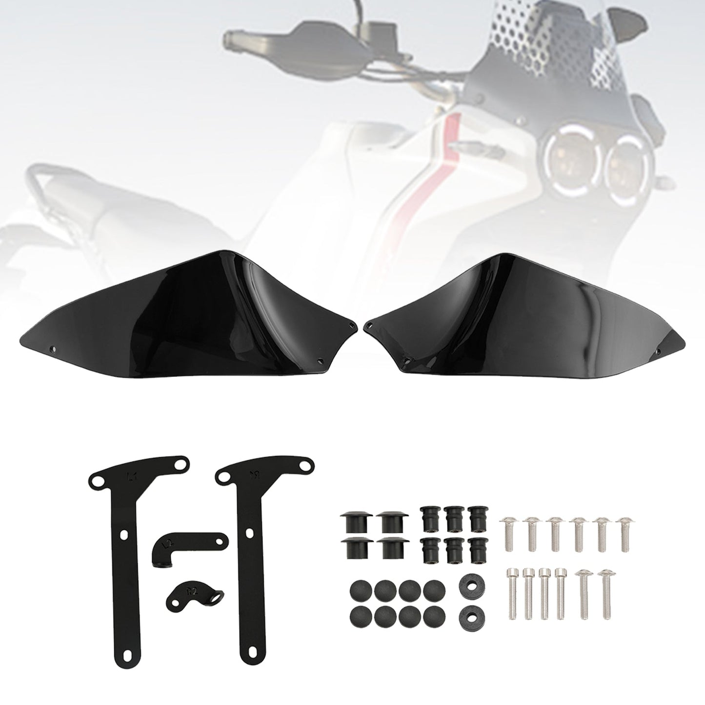 2022-2023 DUCATI Desert X Motorcycle Deflector Side Top