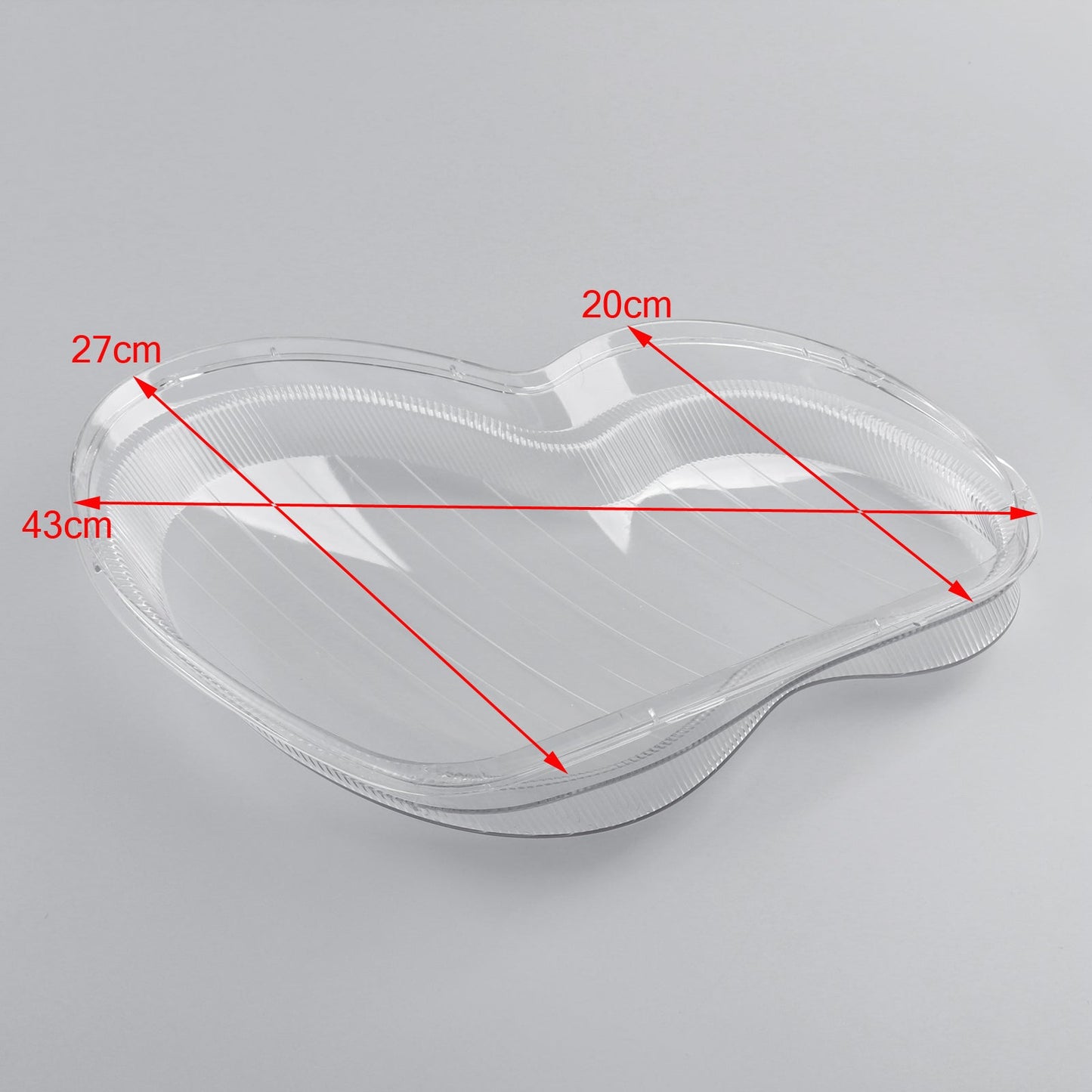 Headlight Lens Shell Plastic Cover Right For Benz W203 C-Class 4 Door (2001-2007) Pair