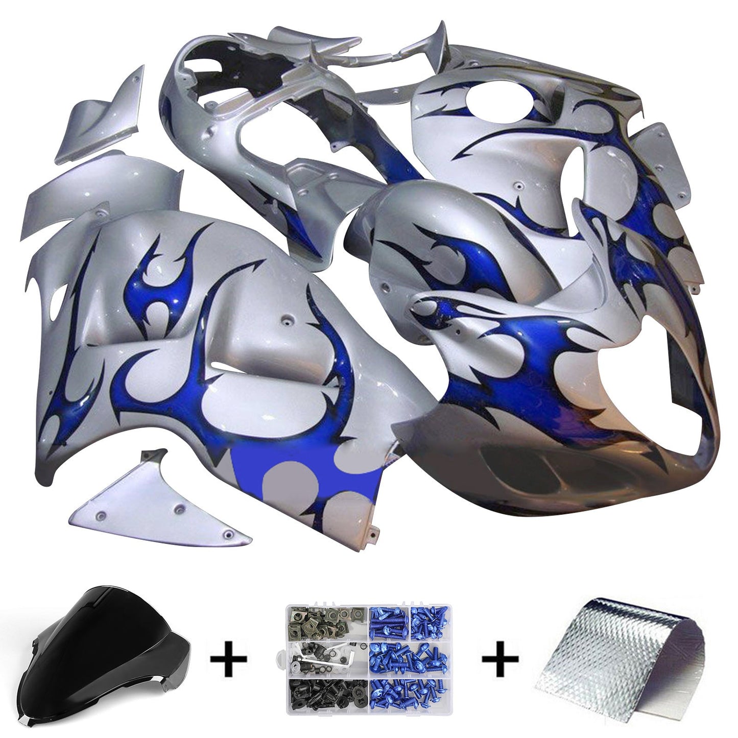 1999-2007 Suzuki Hayabusa GSX1300R Injection Fairing Kit Bodywork Plastic ABS