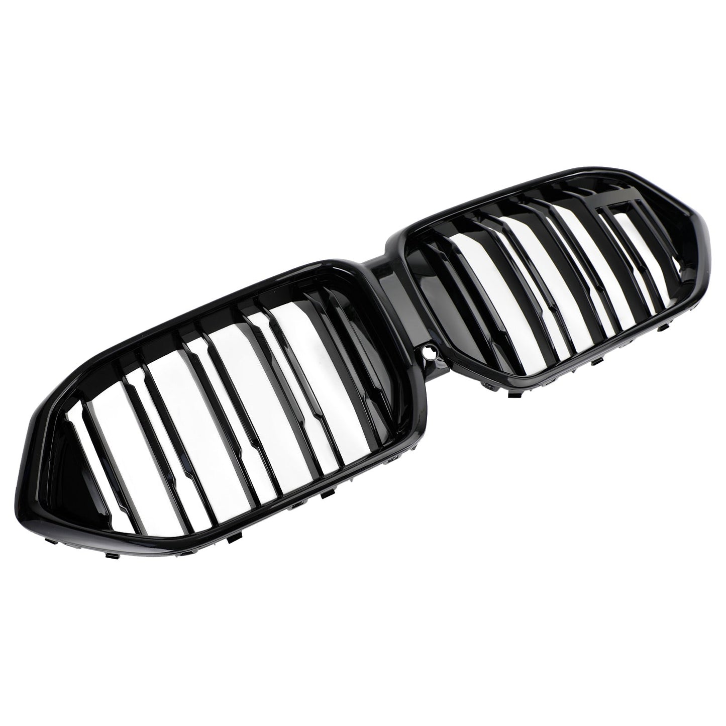 Front Bumper Grille Grill Fit BMW X6 G06 M50i 2020-2022 W/Camera Hole Black