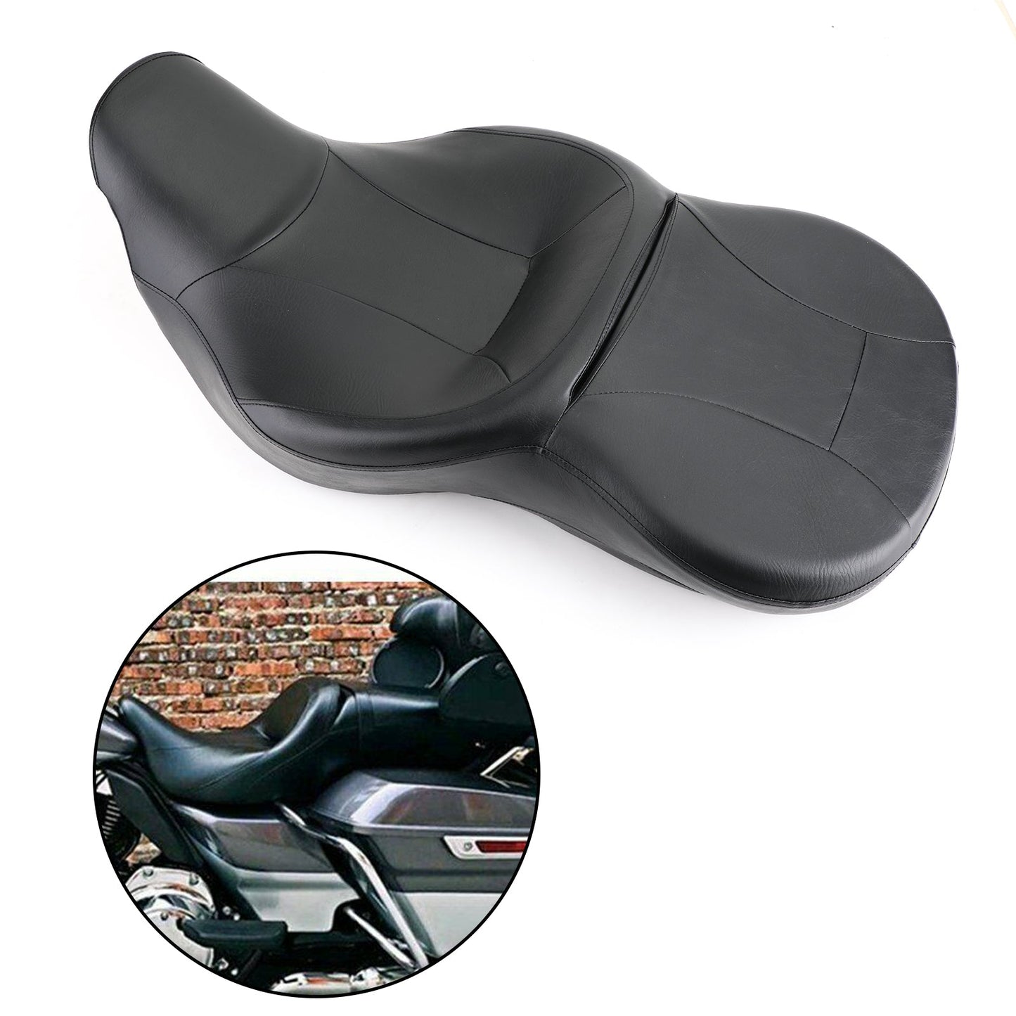 Rider and Passenger Seat Fit for Touring Street Electra Glide Road King 09-21