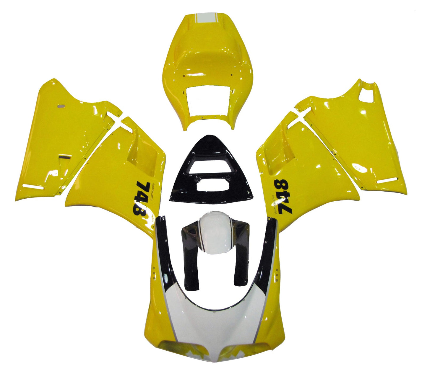 1996-2002 Ducati 996 Amotopart Fairings Red White Xerox Racing Customs Fairing