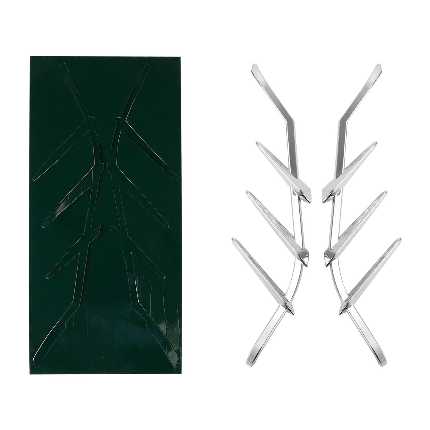 Road Street Electra Glide 2009-2023 Chrome Mid-Frame Air Deflectors Trims