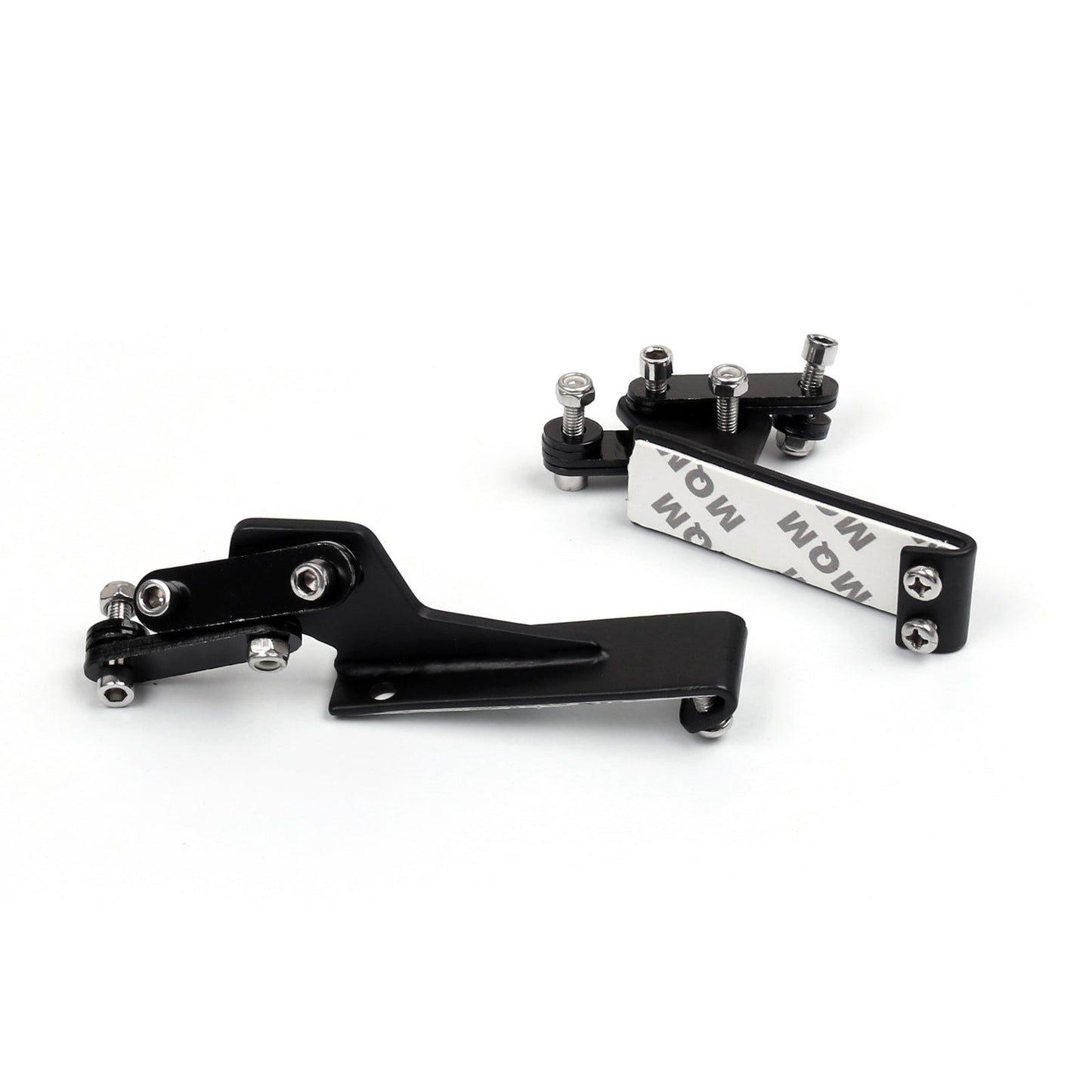 Universal Hatchback Cars Rear Trunk Wing Racing Spoiler With Red Light B #D2