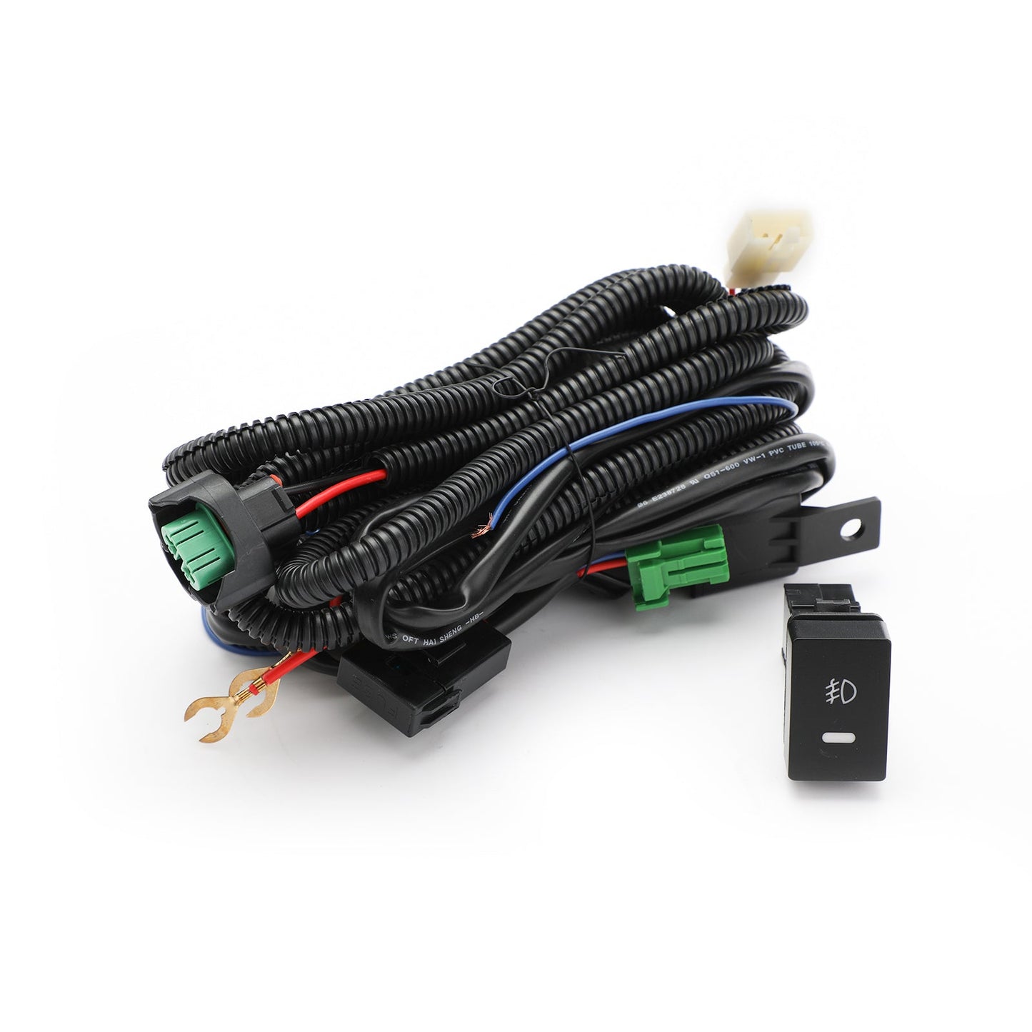 Front Bumper Fog Lights Lamps Harness Switch Kit For Ford Edge Sport 2015-2018