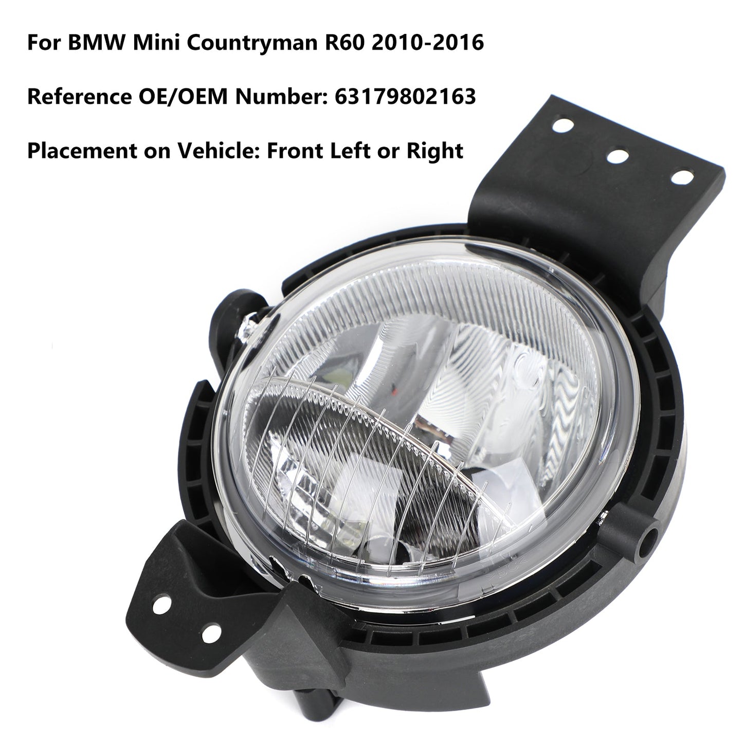 2010-2016 BMW Mini Countryman R60 L/R Fog Light Daytime Running Lamp For