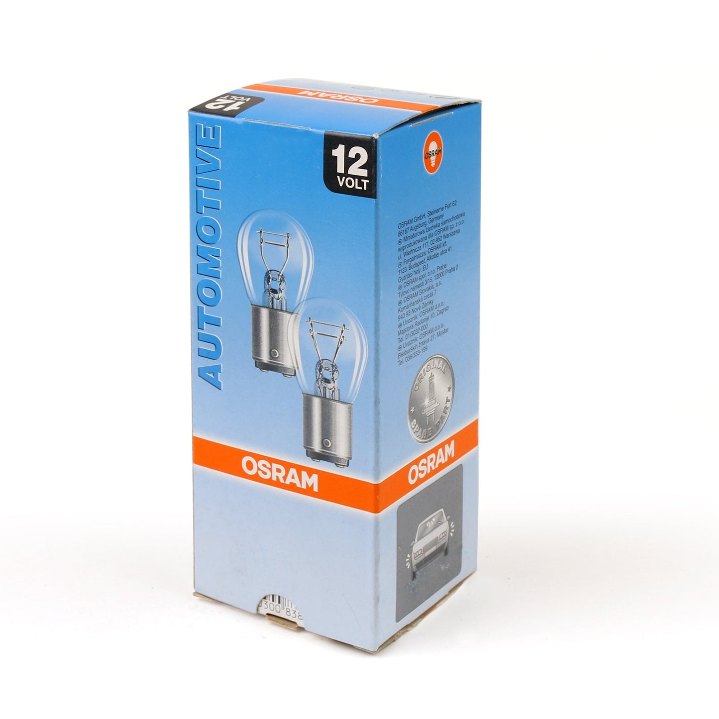 10Pcs For OSRAM 7528Y 12V 21/5W P21/5W BAY15D Stop DRL Lights Lamp Bulbs Amber 2200K