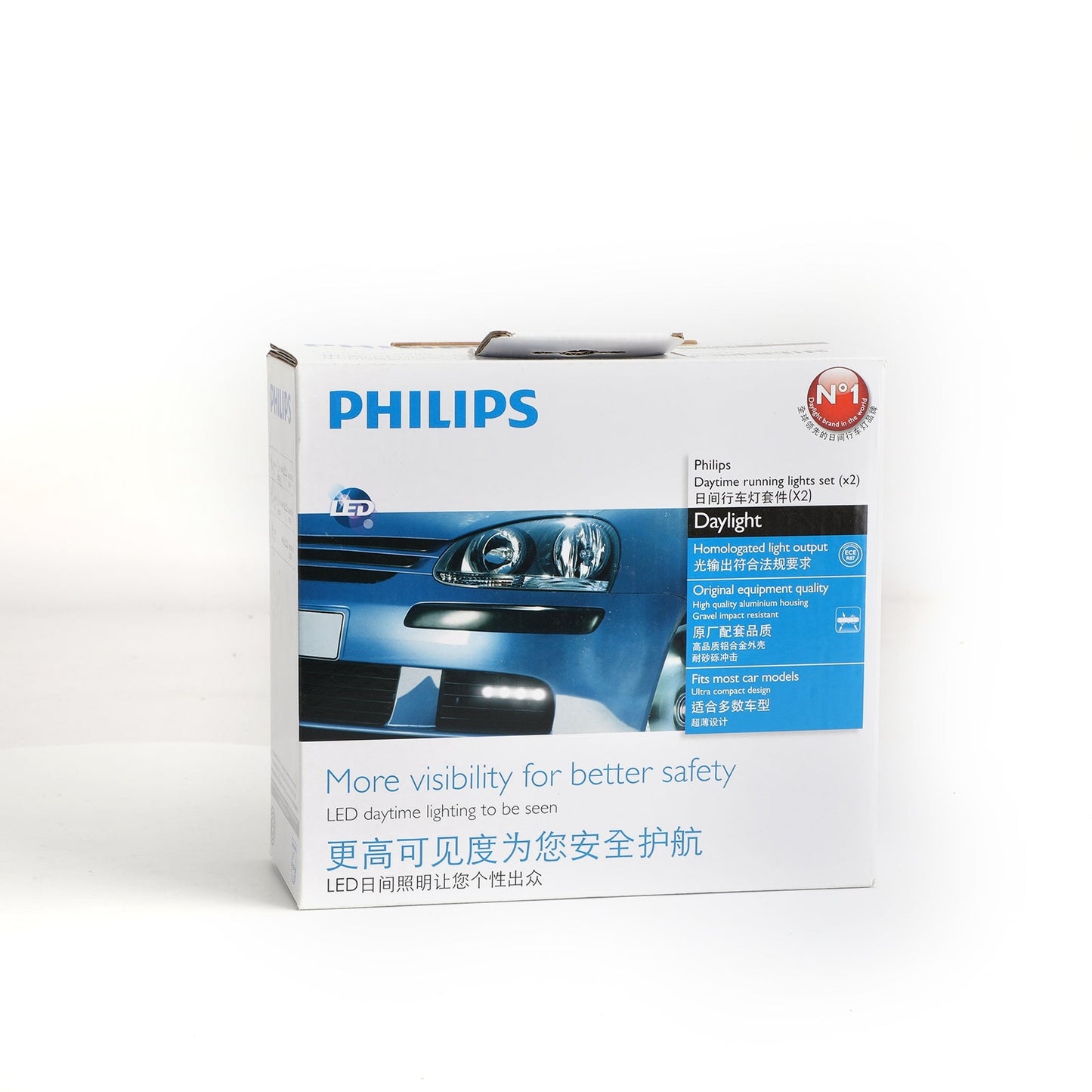 For Philips Homolugated Light Output LED Daytime Running Light Set Part #12820