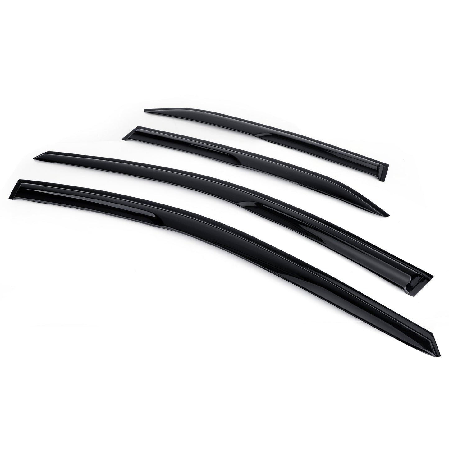 Window Sun Rain Guard Visors 4PCS For Toyota Camry 18-20 Black