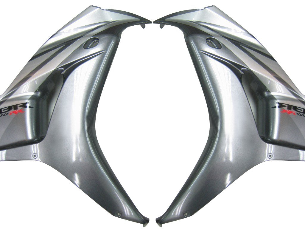 2006-2007 Honda CBR 1000 RR Silver 2-Tone CBR Racing Amotopart Fairings