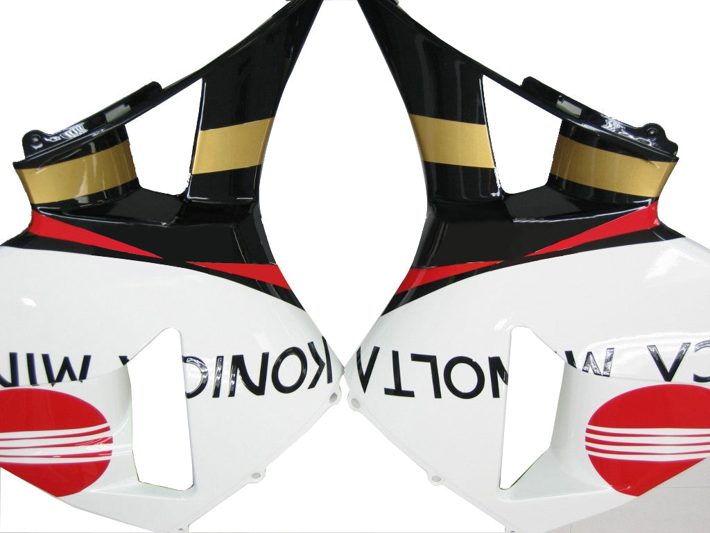 2005-2006 Honda CBR 600 RR Amotopart Fairings Red White Black Konica Racing Customs Fairing