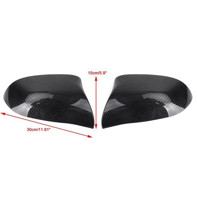 Rearview Mirror Cover Fit For BMW F15 X5 & F16 X6 X4 F26 X3 E83 2014-2018 (Will Not Fit X5M & X6M Models)