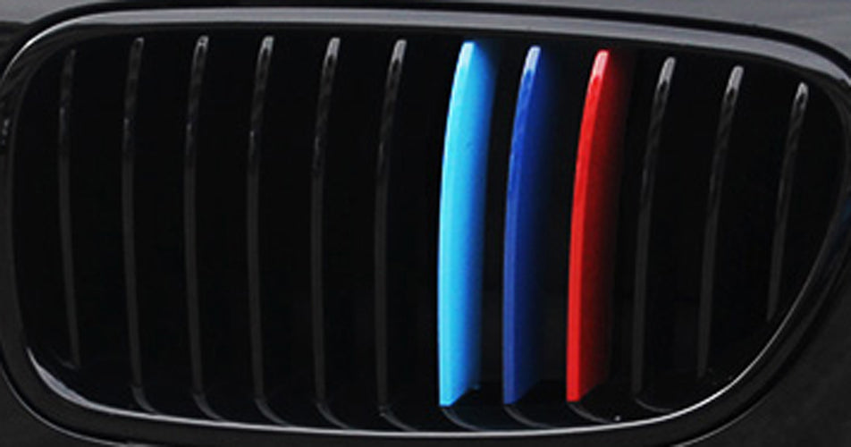 M Sport Kidney Grill 3 Colour Cover Strip For BMW X3 11-17 X4 2014 Cap Clip