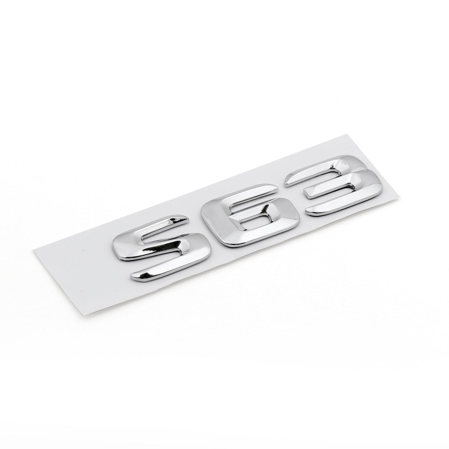 Car Trunk Rear Emblem Badge Letters S63 for S63 W220 W221 W222 Chrome