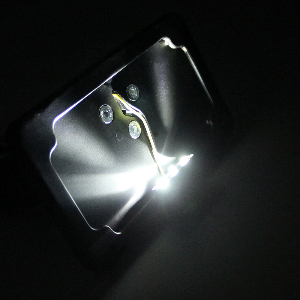LED Footpeg Peg Mounted License Plate Bracket R1 R6 For Honda CBR 600 F4i 954RR