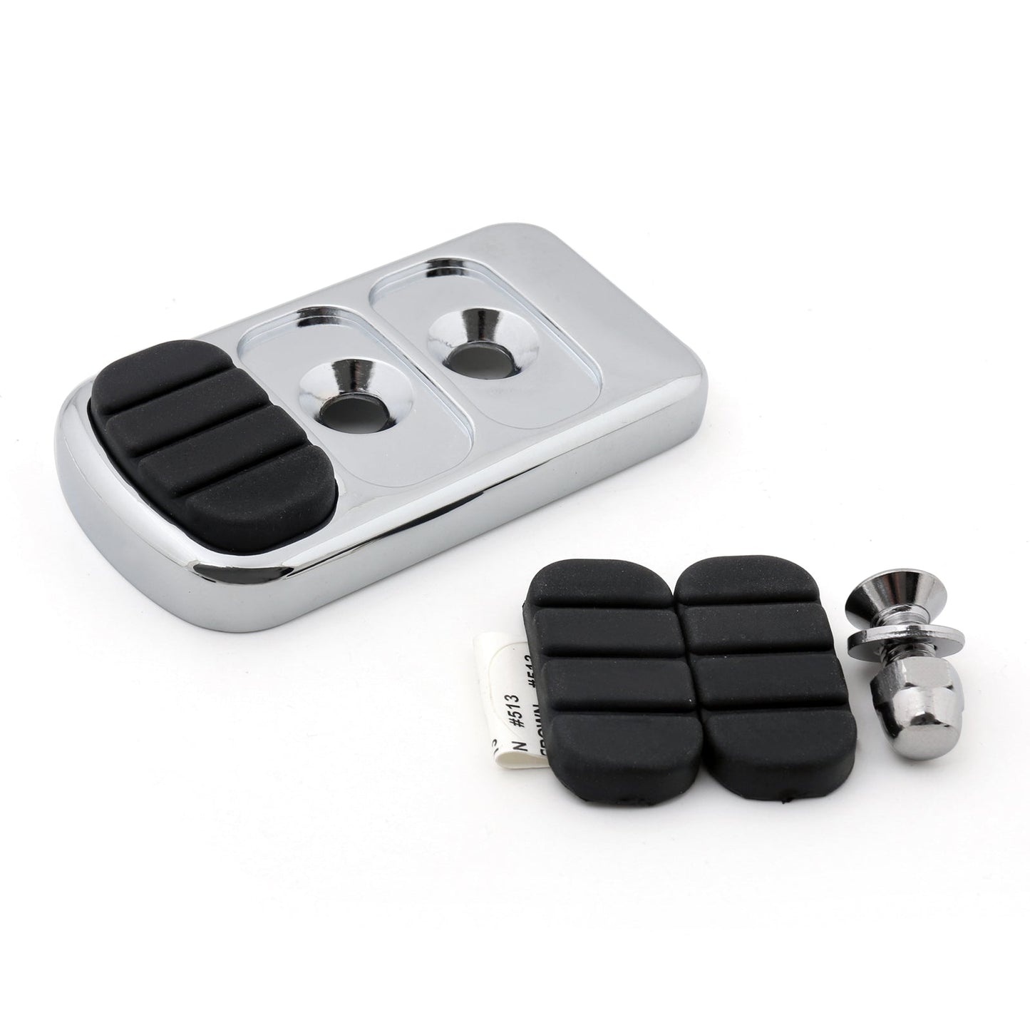 Brake Pedal Pad For 1980-2015 Electra Glides Street Glides Road Kings Chrome