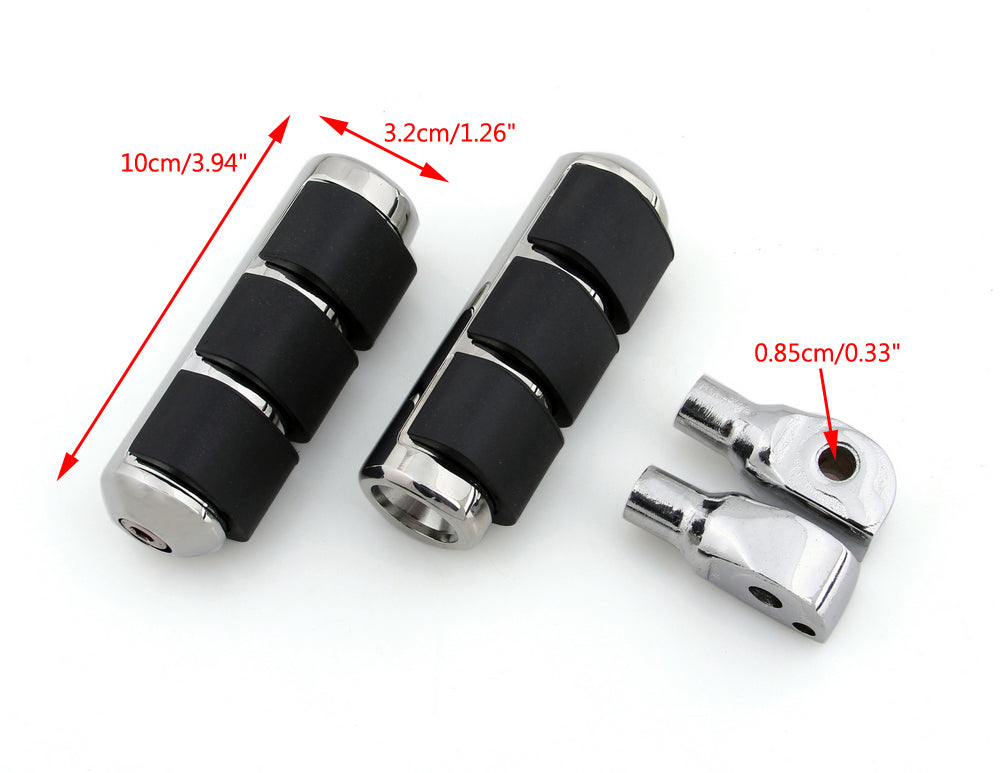 Rear Foot Pegs For Suzuki Intruder 1400 1500 LC Boulevard S83 C90 Marauder 800