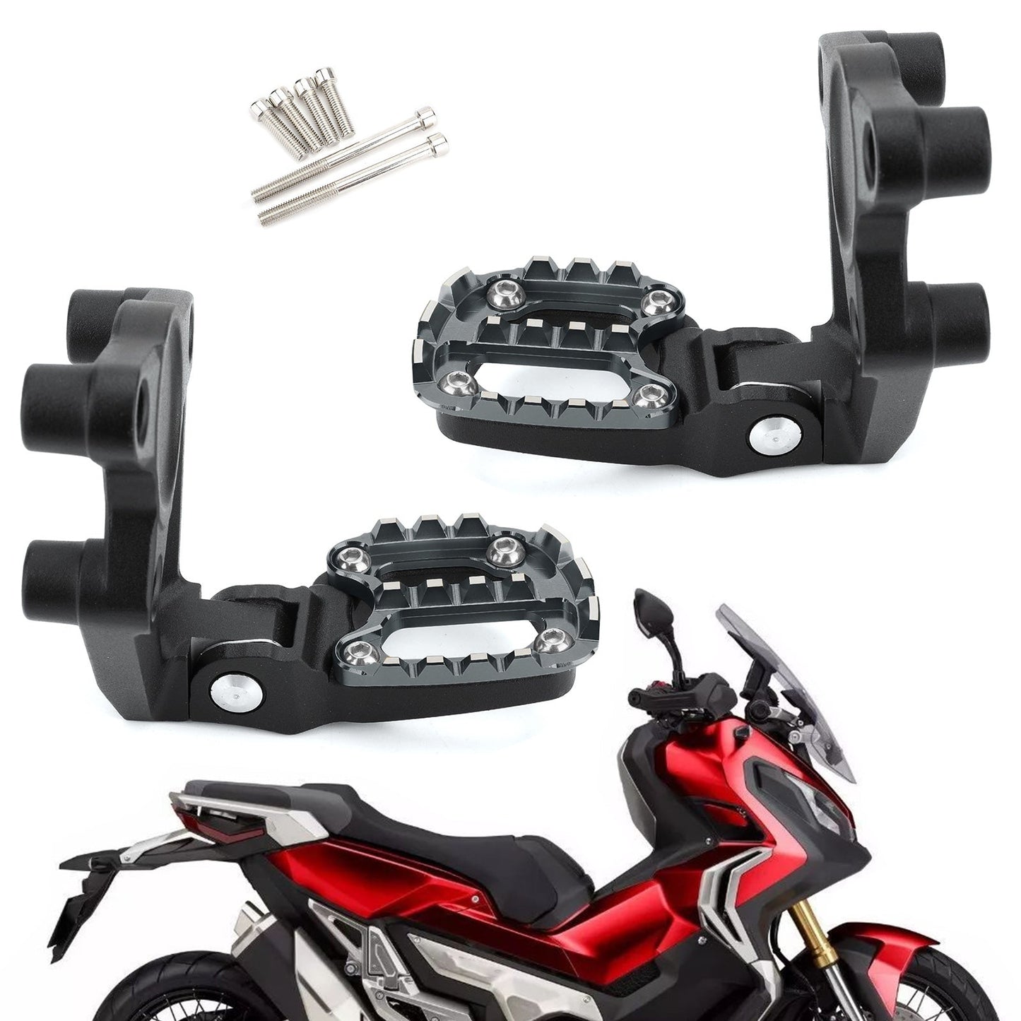 2017-2018 Honda X-ADV 750 Motorcycle Folding Footrests Foot Pegs Rear Pedals