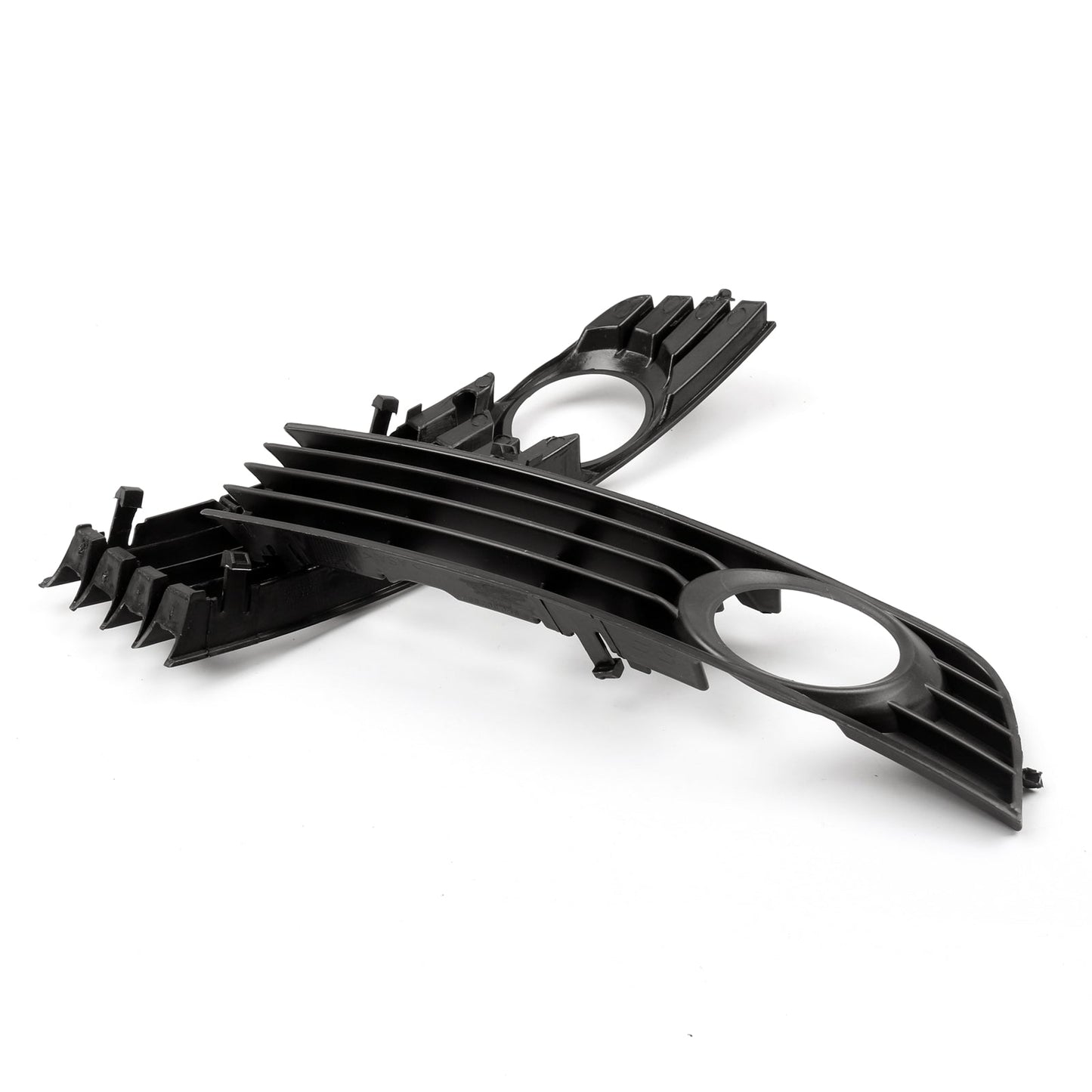 Pair Front Bumper Lower Fog Light Fog Lamp Grilles Grill For Audi A4 B6 02-05