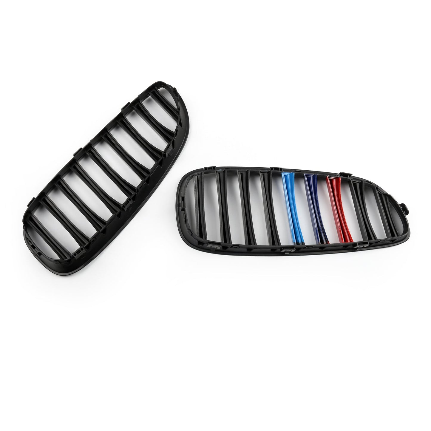 2Pcs M-Color Matte Black Front Kidney Grille Grill For BMW Z4 E89 2009-2016