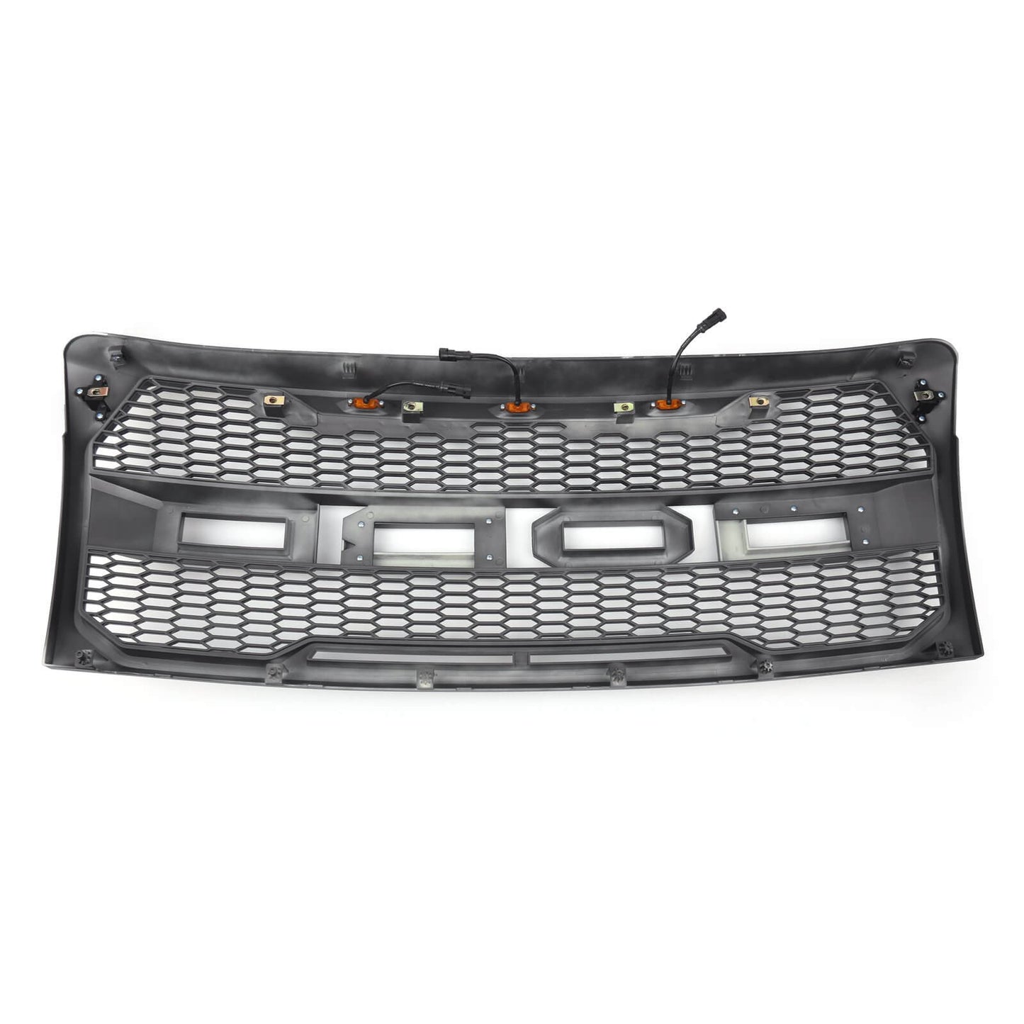 Replacement ABS Front Hood Grille W/ LED Fit Ford F150 2009-2014 Raptor Style