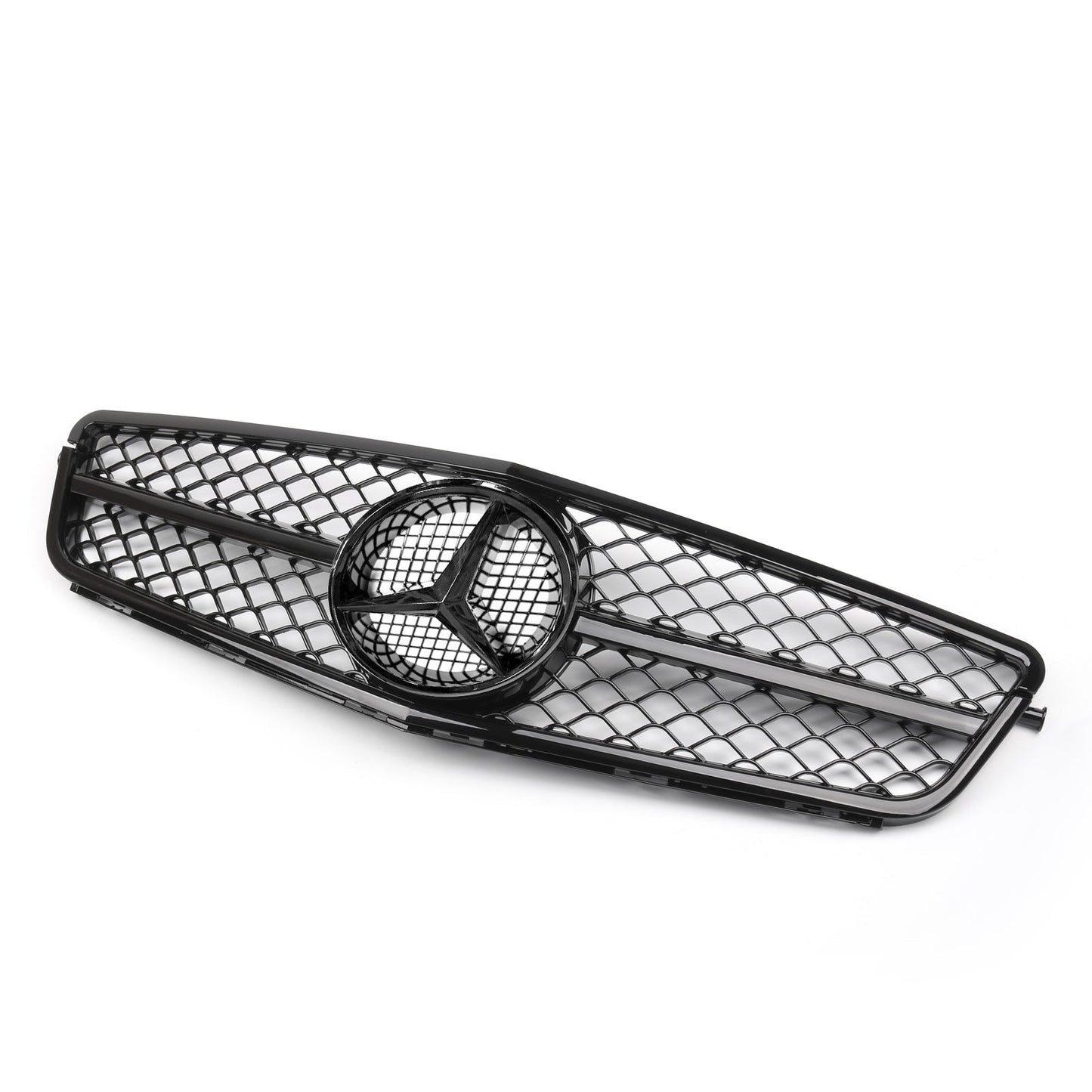 2008-2014 Benz C-Class W204 C300 C350 Car Grille Front Grill Gloss Black C63 Style