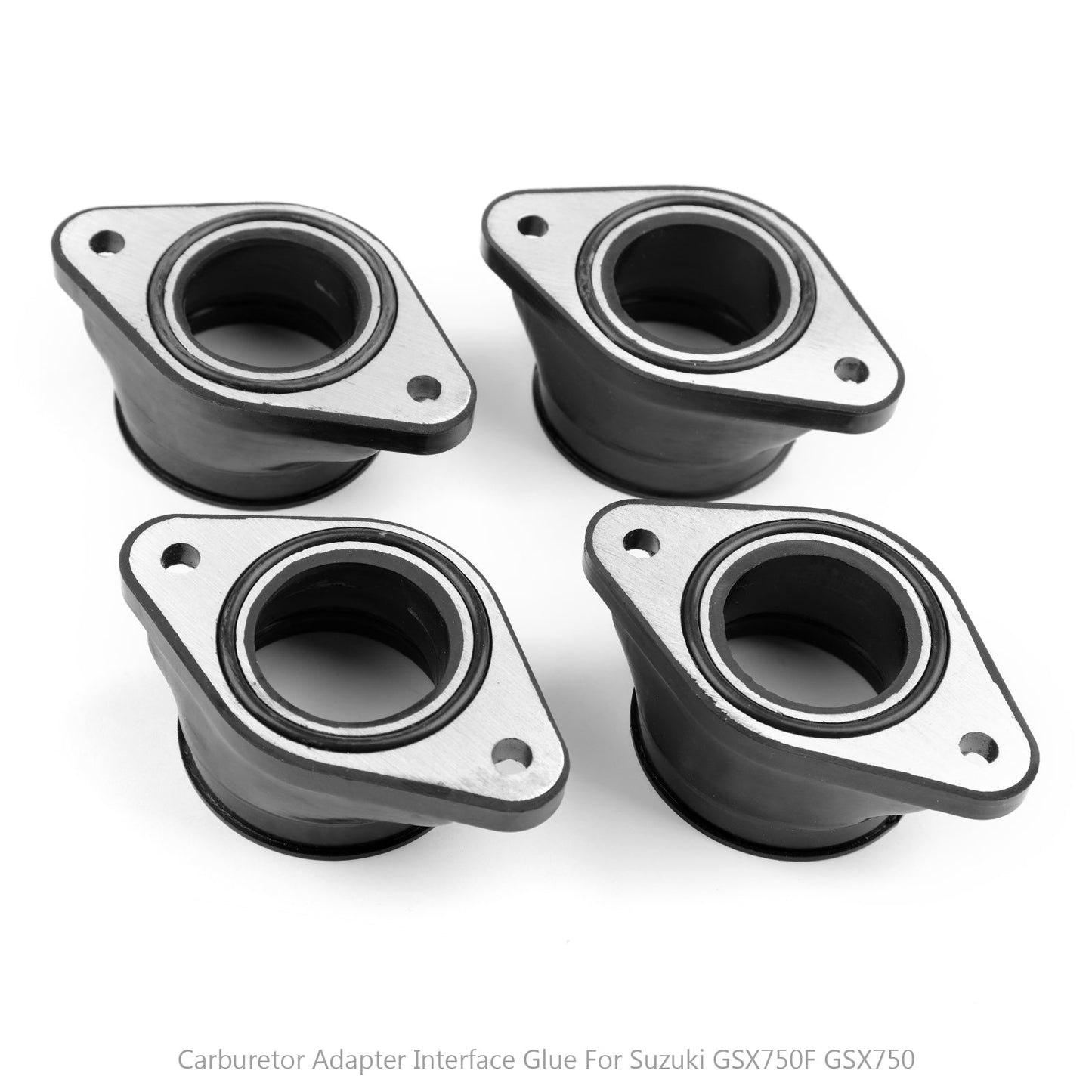 4x Carb Intake Manifold Boots For Suzuki GSXR750 GSX750F Katana 750 1989-1998
