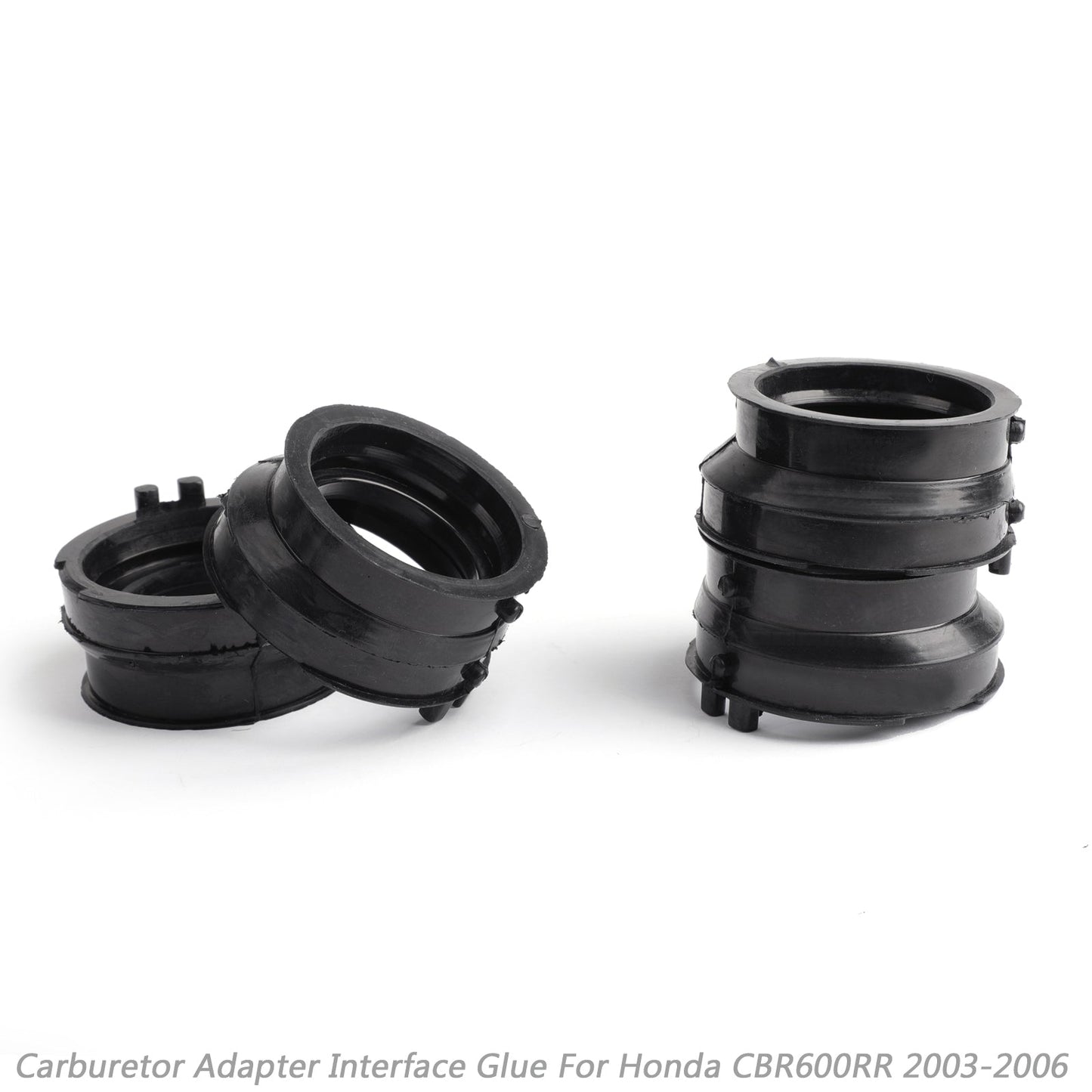 Rubber Intake Carburetor Boots For Honda CBR 600RR 2003-2006 2004 2005
