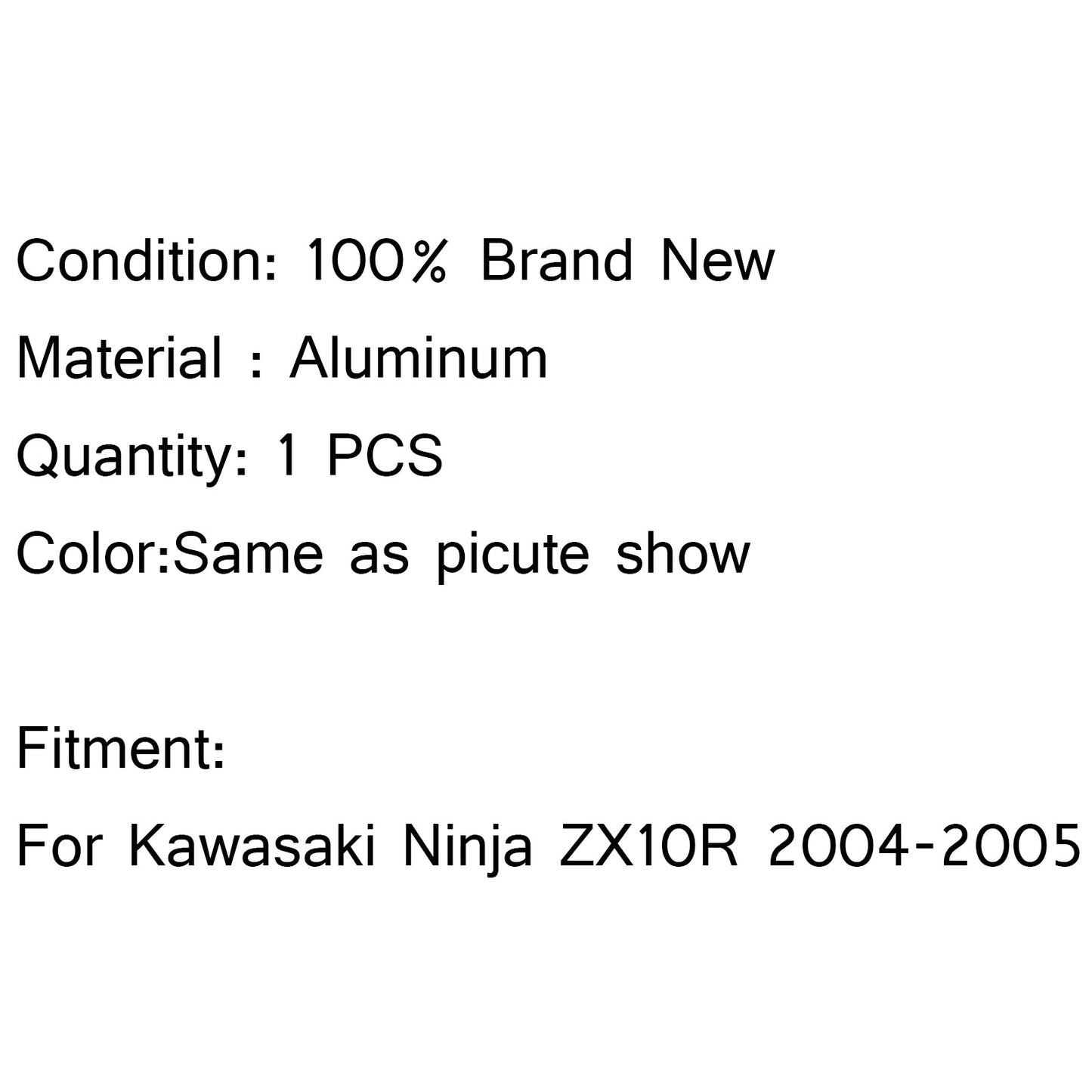 Aluminium Black Radiator Cooler For Kawasaki Ninja ZX10R ZX-10R ZX 10R 2004-2005