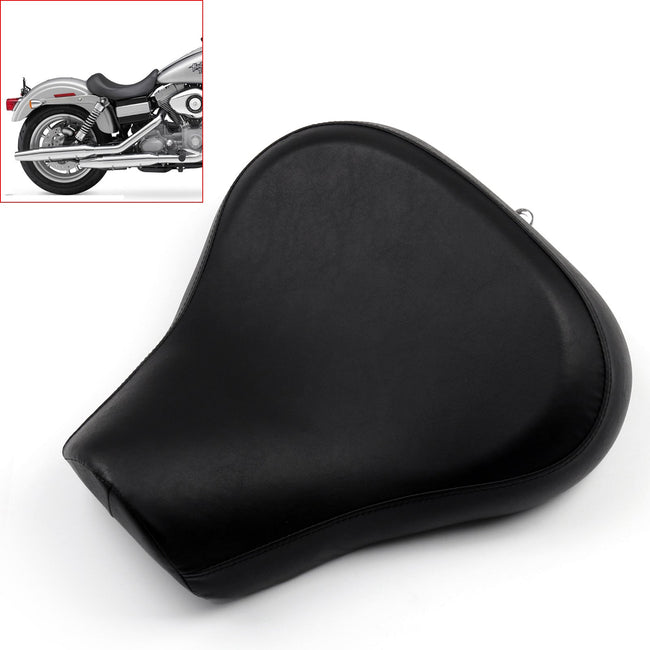 Solo Leather Seat Pillon For XL1200S XL 1200S Sportster 2005-2013 Black