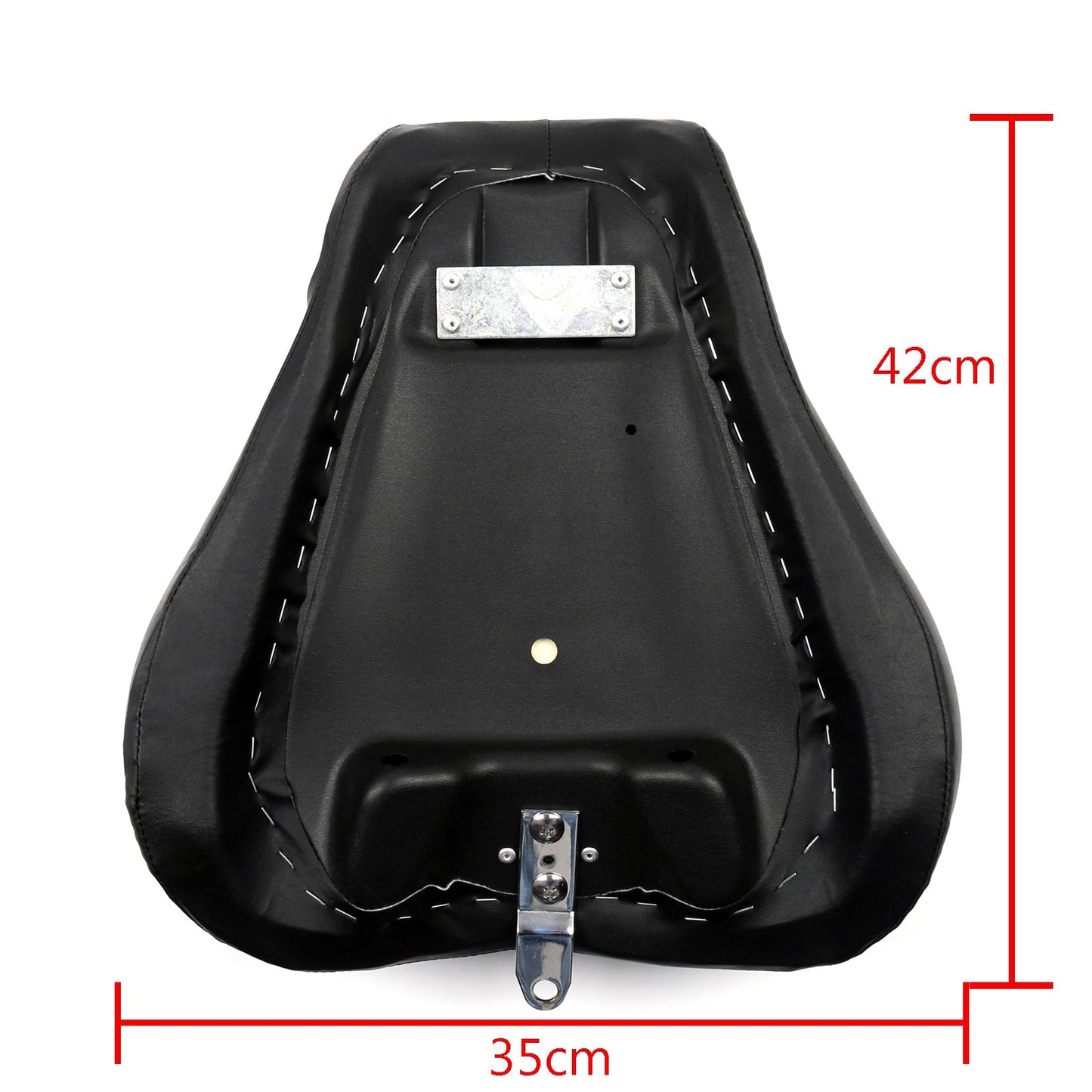 Solo Leather Seat Pillon For XL1200S XL 1200S Sportster 2005-2013 Black Generic