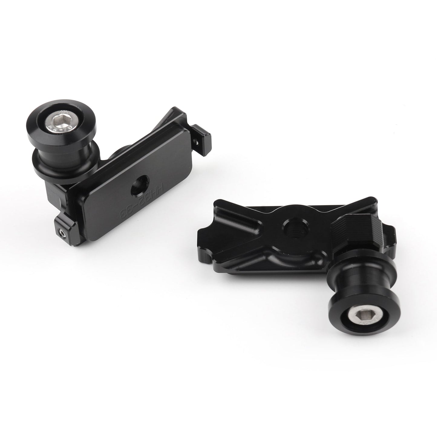 Motorcycle CNC Swingarm Spool Adapters / Mounts For Honda CBR250R 2011-2013 Blk