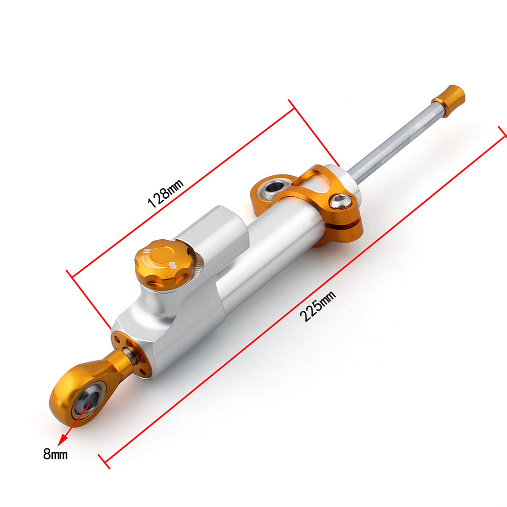 Universal Motorcycle CNC Adjustable Steering Damper Stabilizer Top Generic
