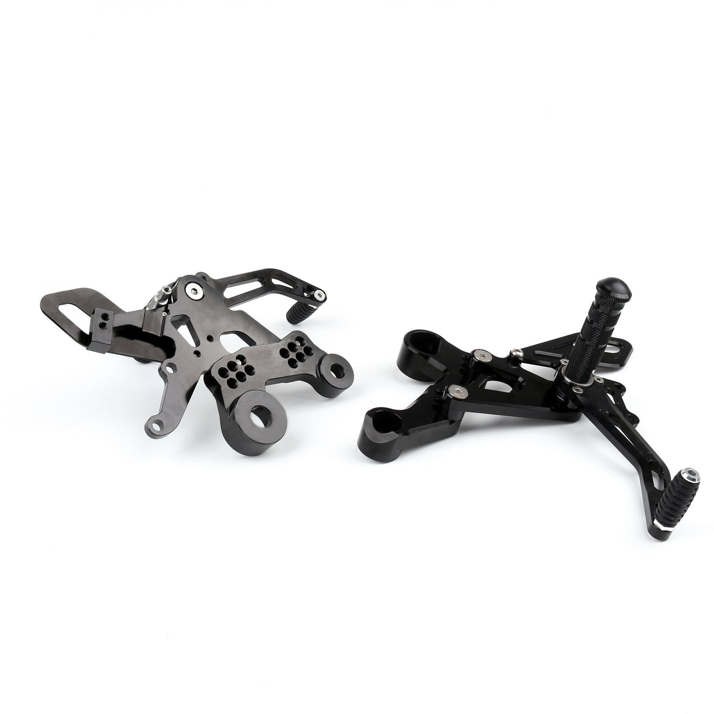 Aluminum Rearset Rear Set Black Footrest Pedal For Yamaha MT-09 FZ-09 2014-2016