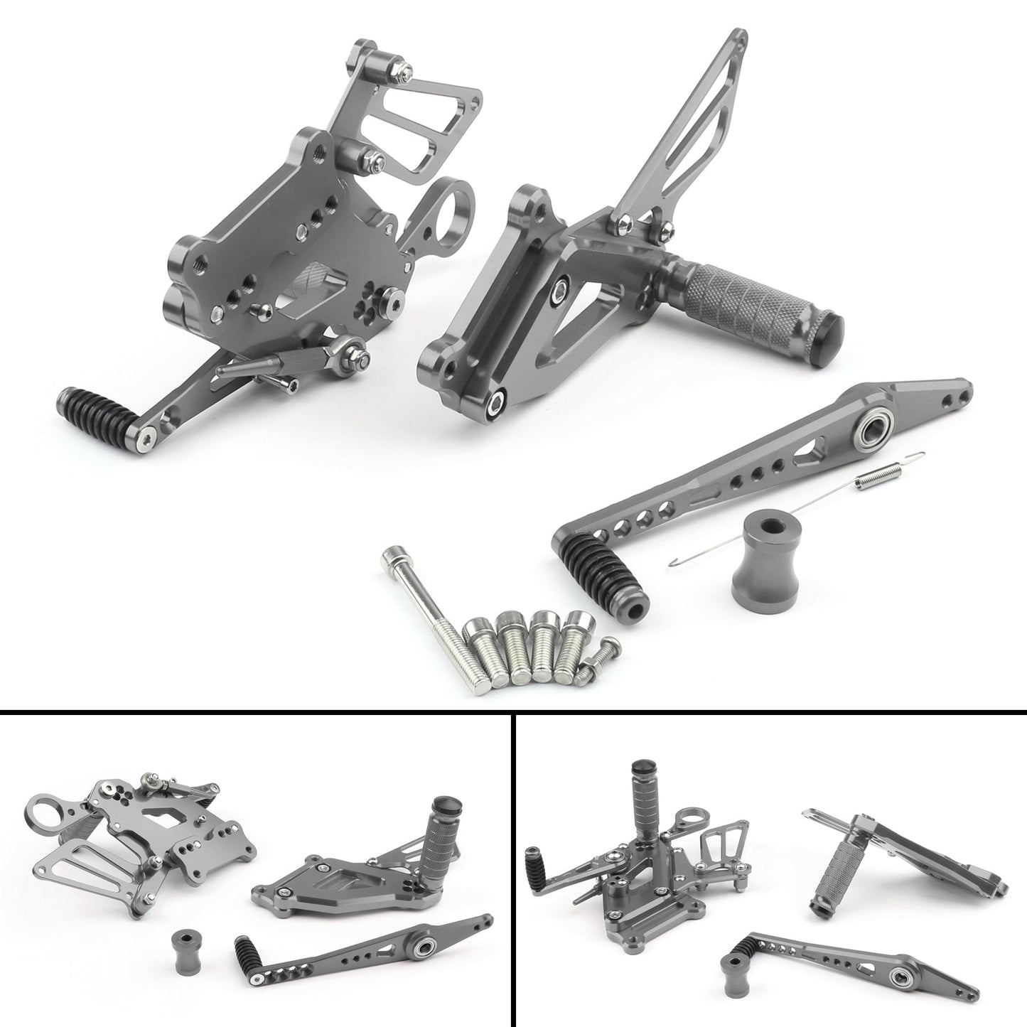 2015-2017 BMW S1000RR Motorcycle CNC Footrests Rear Sets Foot Pegs