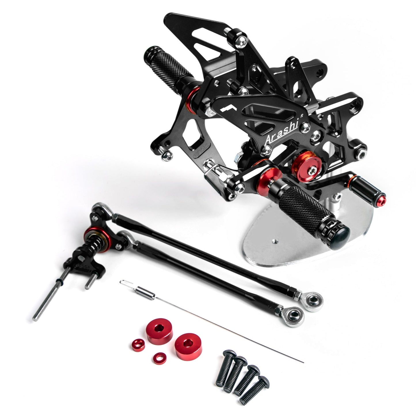 CNC Black Adjustable Rearsets Footrest For Honda CBR600RR / ABS 2009 - 2022