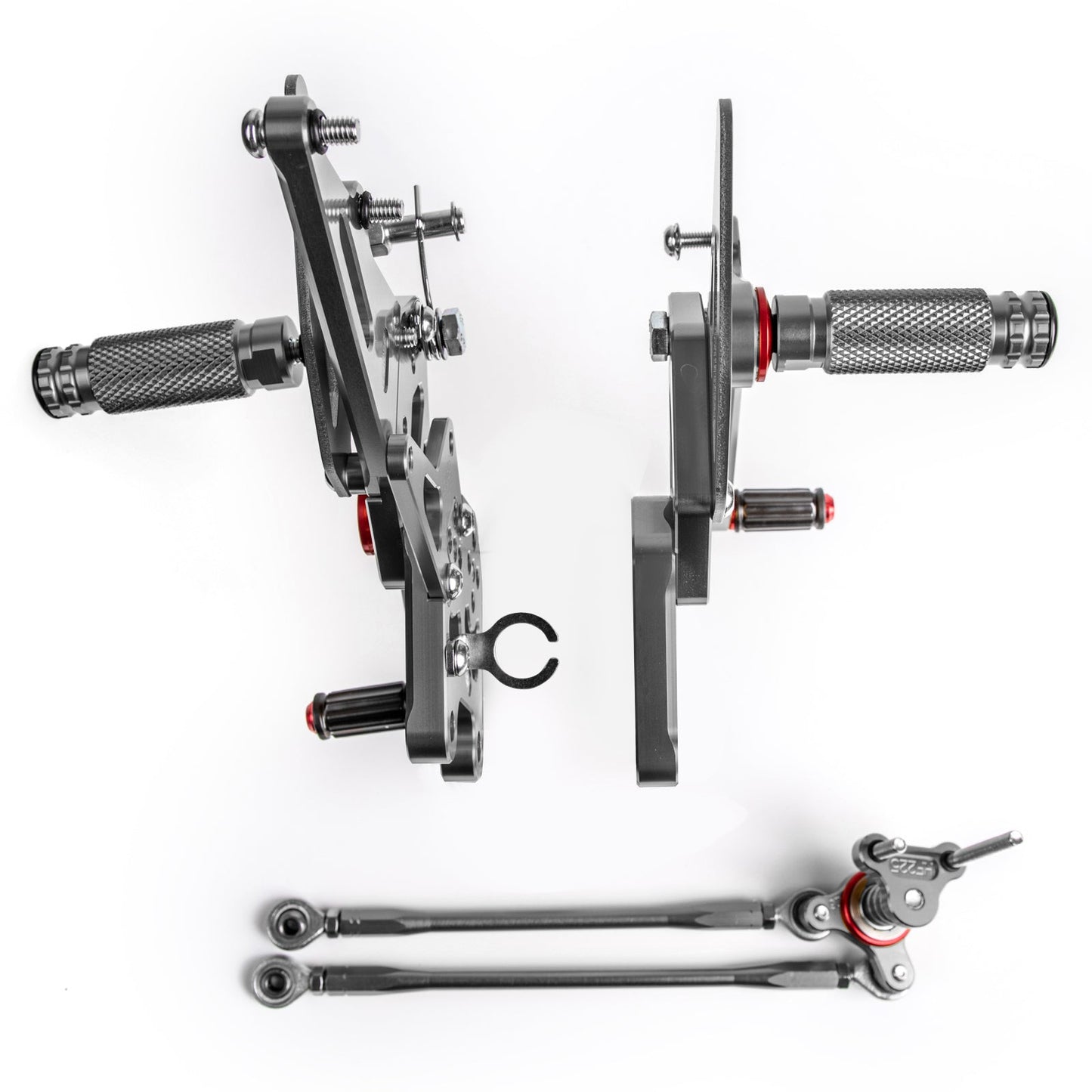 CNC Black Adjustable Rearsets Footrest For Honda CBR600RR / ABS 2009 - 2022