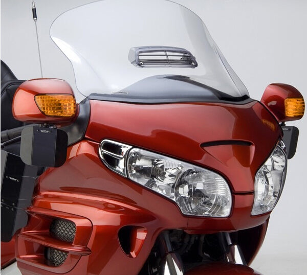 Smoke Windscreen Windshield Vent For Honda Goldwing 1800 GL1800 2001-2016