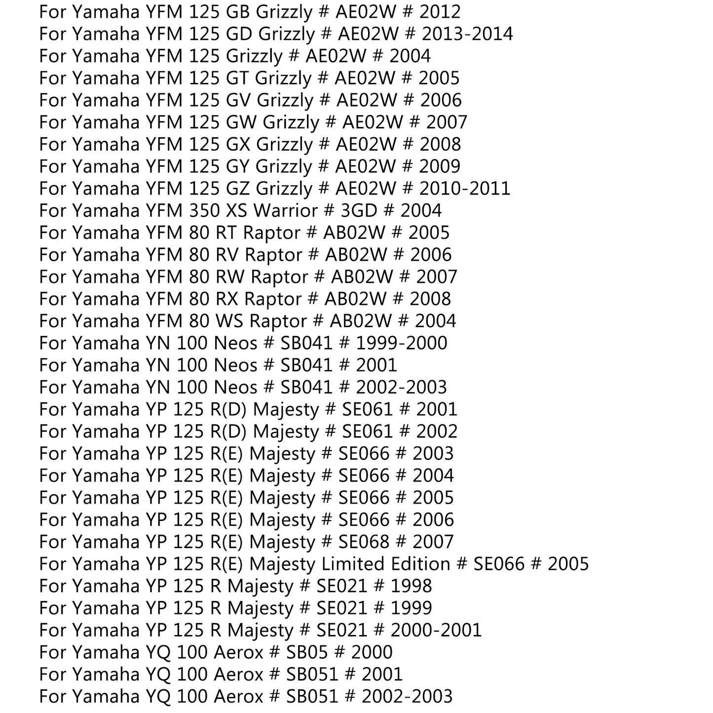 Starter Relay Solenoid Fits Yamaha Big Bear 350 YFM350 1987-1999 88 89 90 91 95