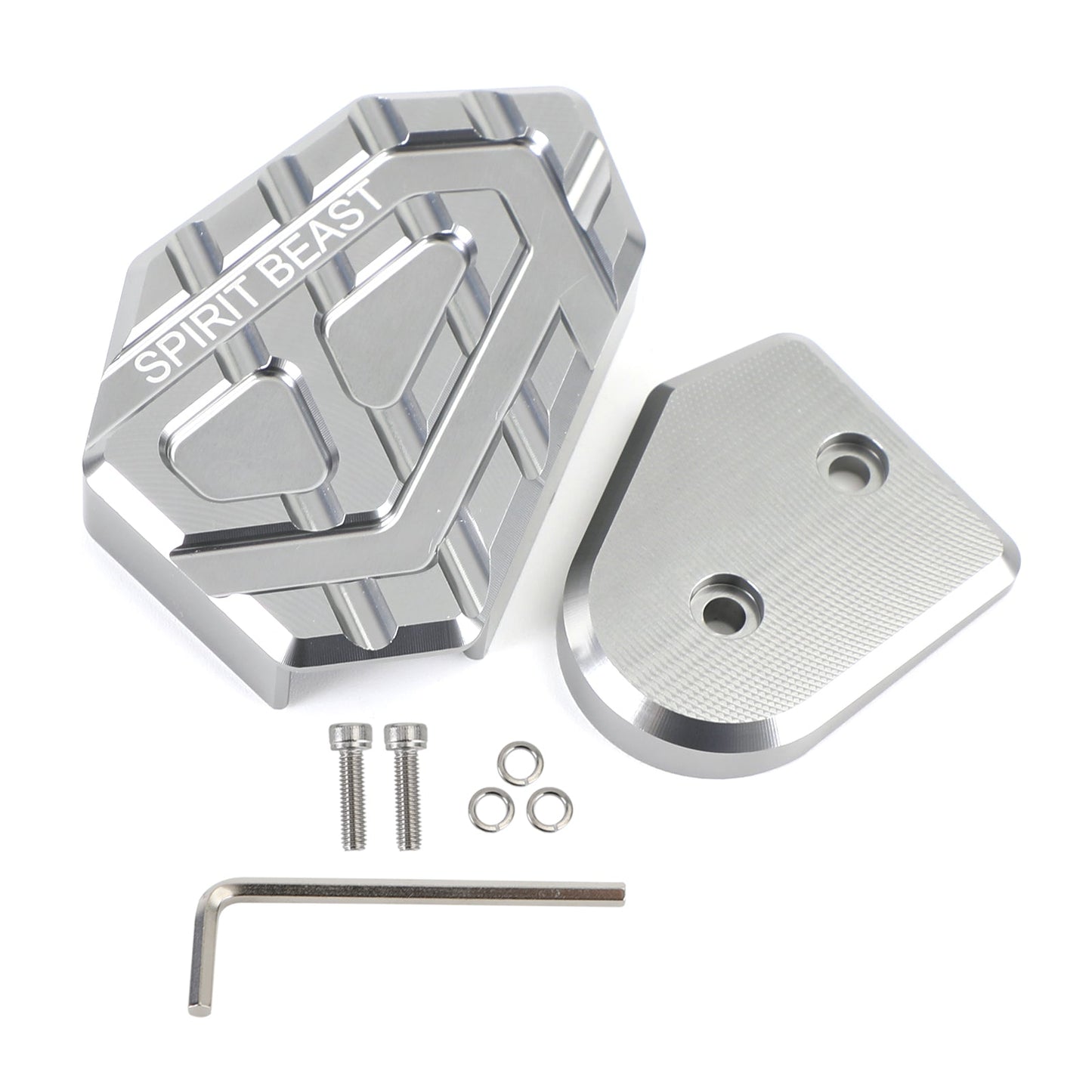 Extension Brake Foot Pedal Enlarger Pad Aluminium Black For Bmw G310Gs G310R 21