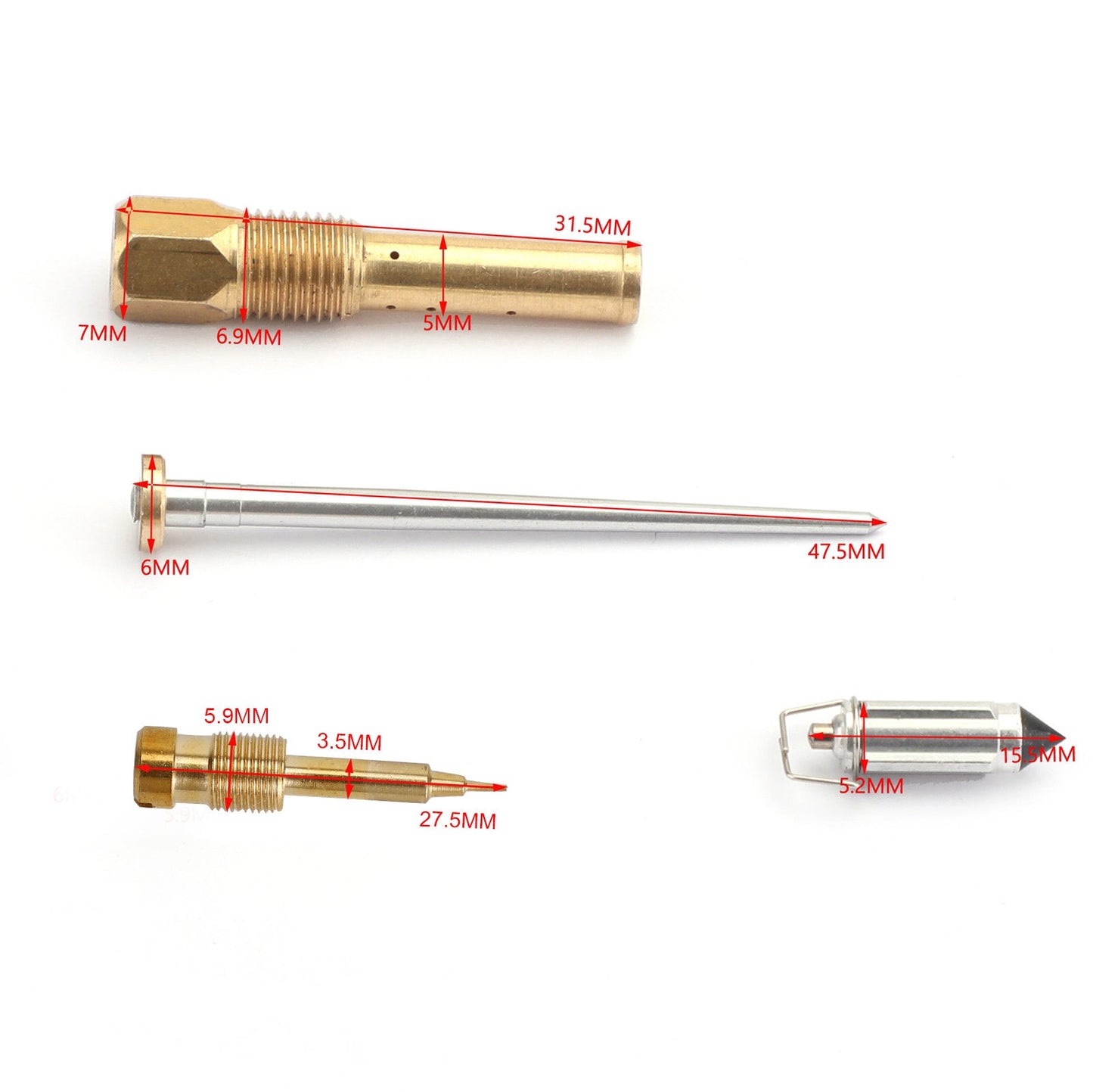 Carburetor Diaphragm Plunger w/Needle Repair Kit For Honda Steed VLX400 Shadow