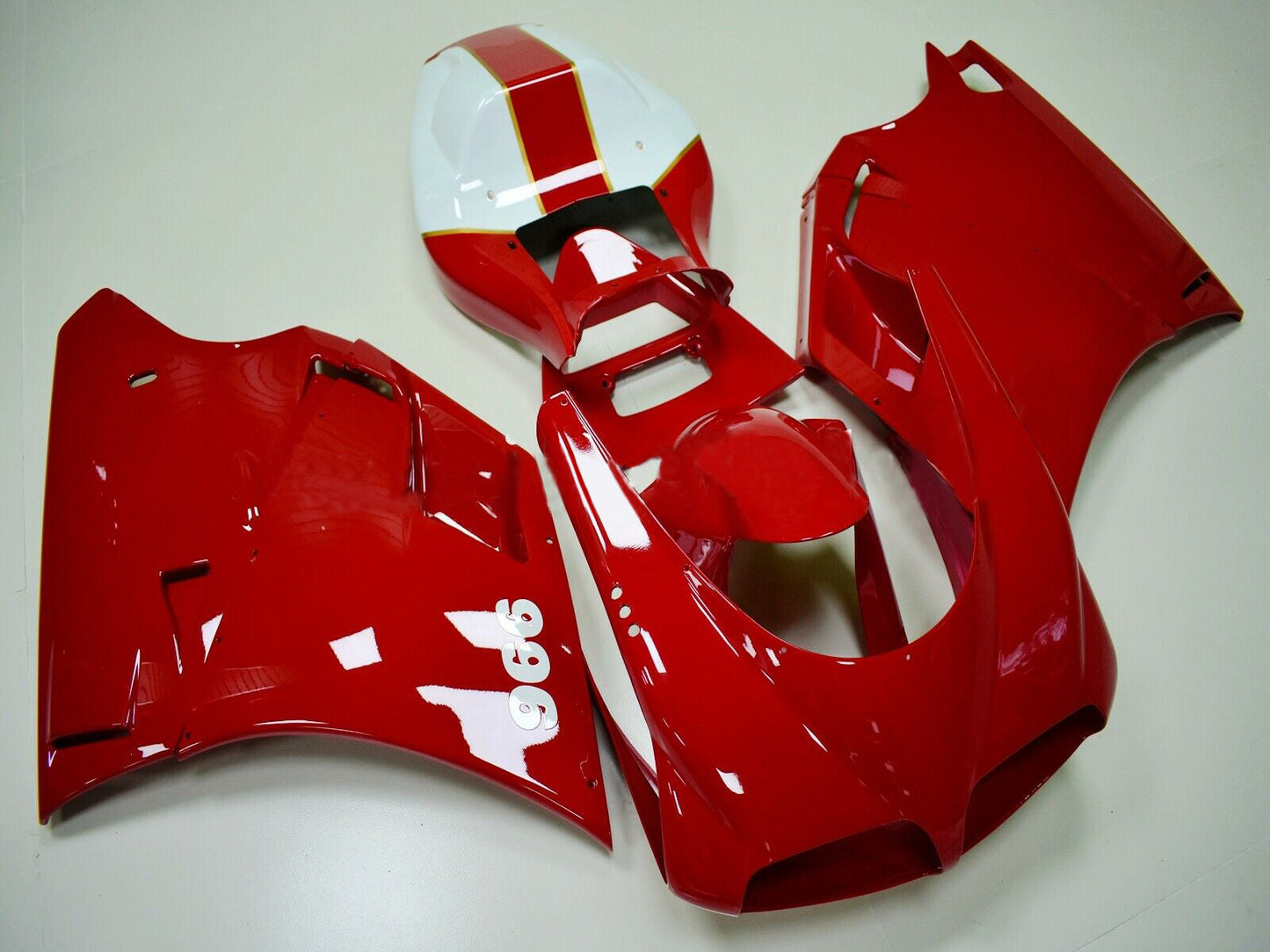 1996-2002 Ducati 996 748 Amotopart Fairing Kit Bodywork ABS #17