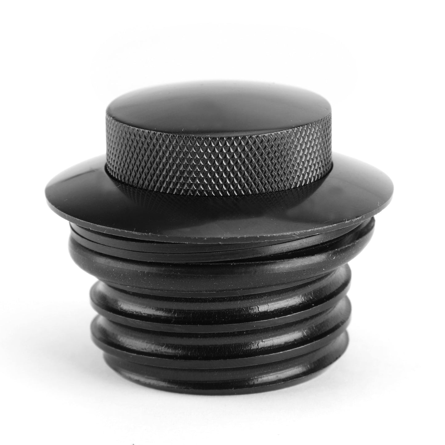2x Black Flush Pop Up Fuel Gas Cap Fit for Sportster Softail Dyna 82-10