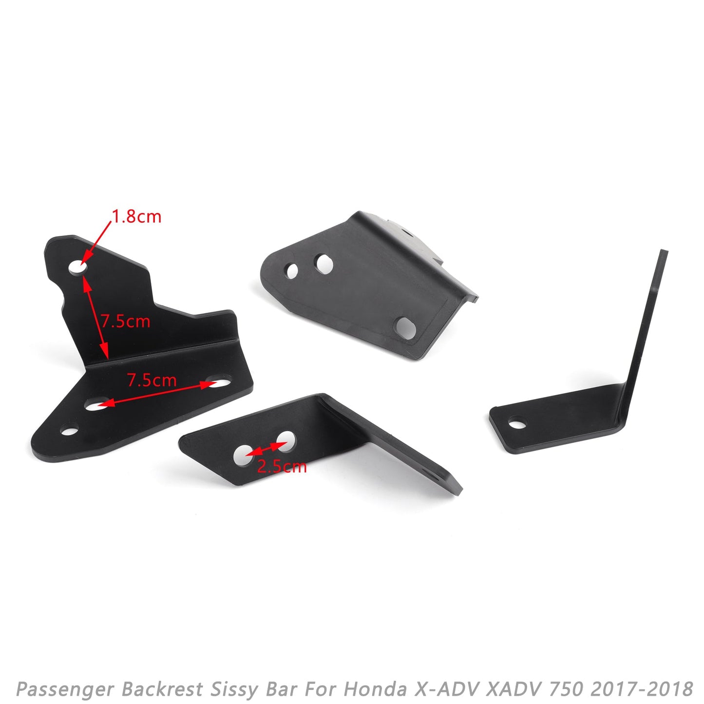 1x Passenger Backrest Support Sissy Bar Fits Honda X-ADV XADV 750 2017-2018